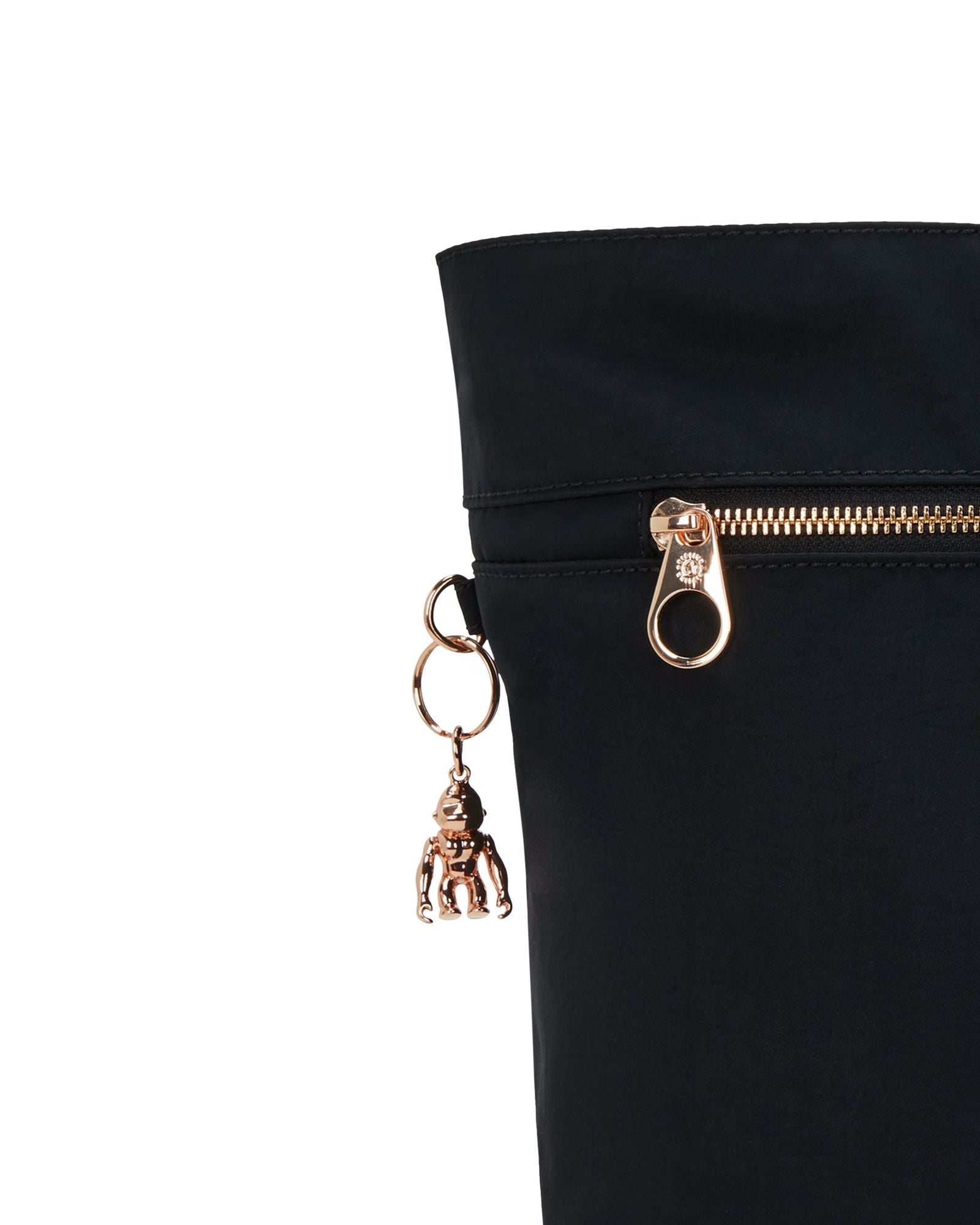 حقيبة كيبلينج كوليسا زيب كبيرة سوداء وردية اللون I3381-62Q