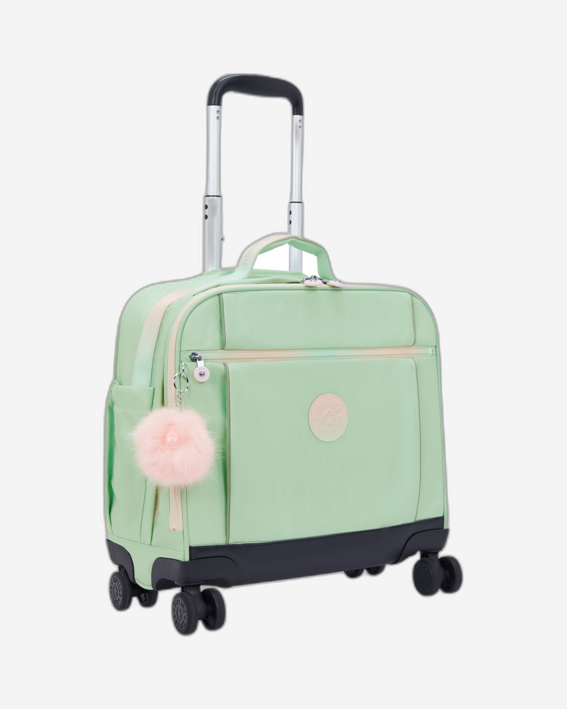 حقيبة كيبلينج نيو ستوريا ناعمة خضراء كبيرة بعجلات C2I3390-5KY