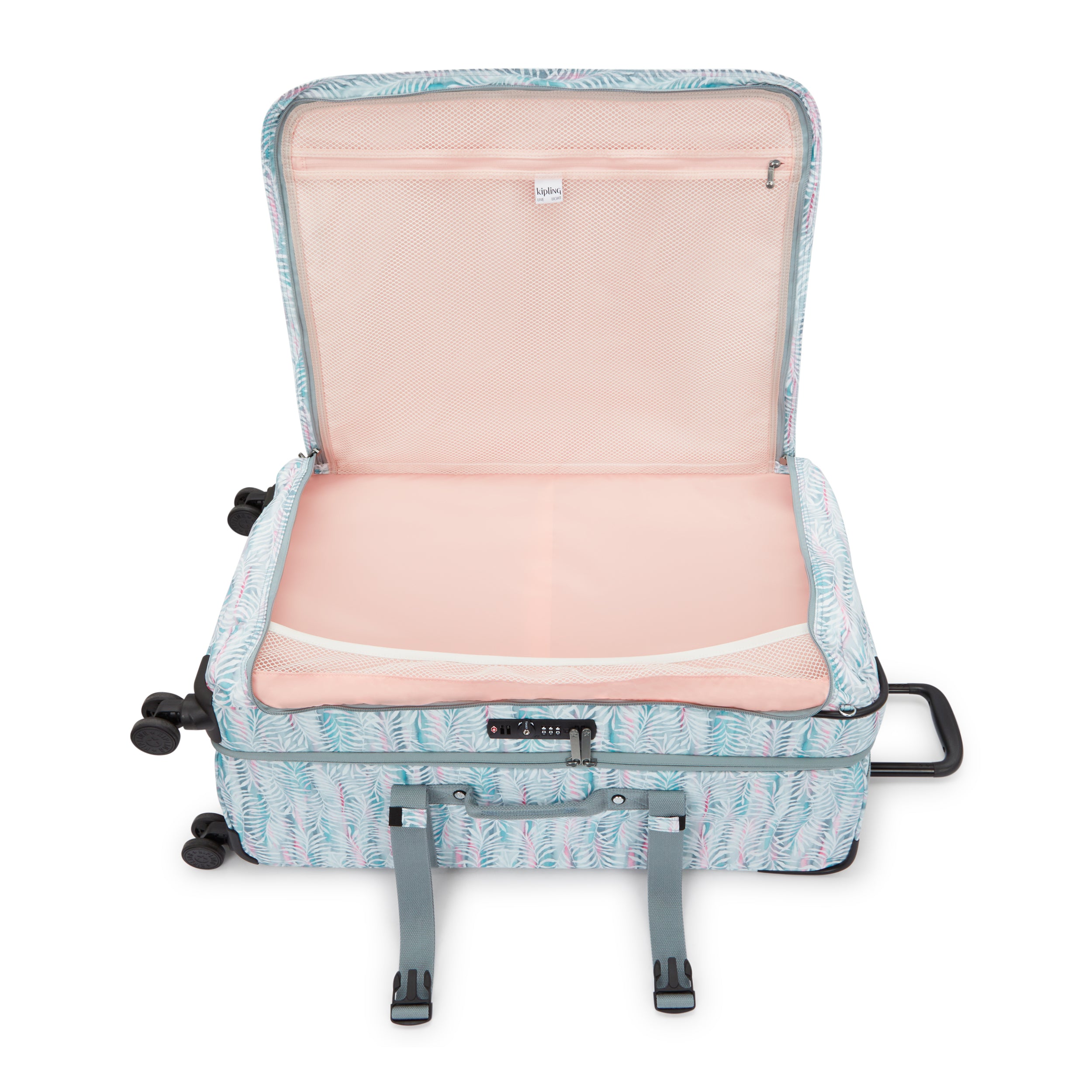 حقيبة سفر كيبلينج سبونتانيوس إل بأوراق النخيل الكبيرة ذات العجلات I3397-3QN