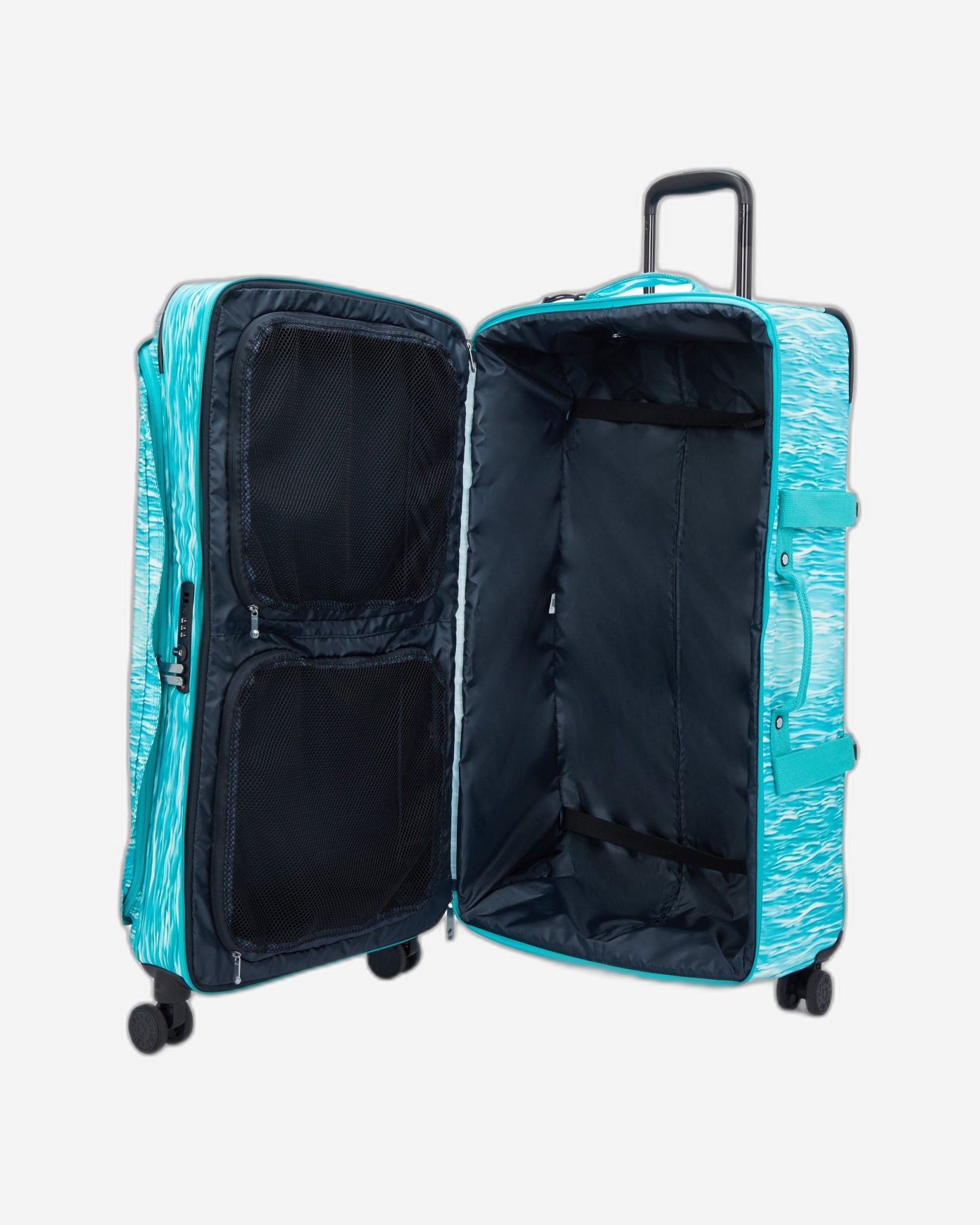 حقيبة سفر كبيرة بعجلات من Kipling Spontaneous L Aqua Pool C2I3397-5MF