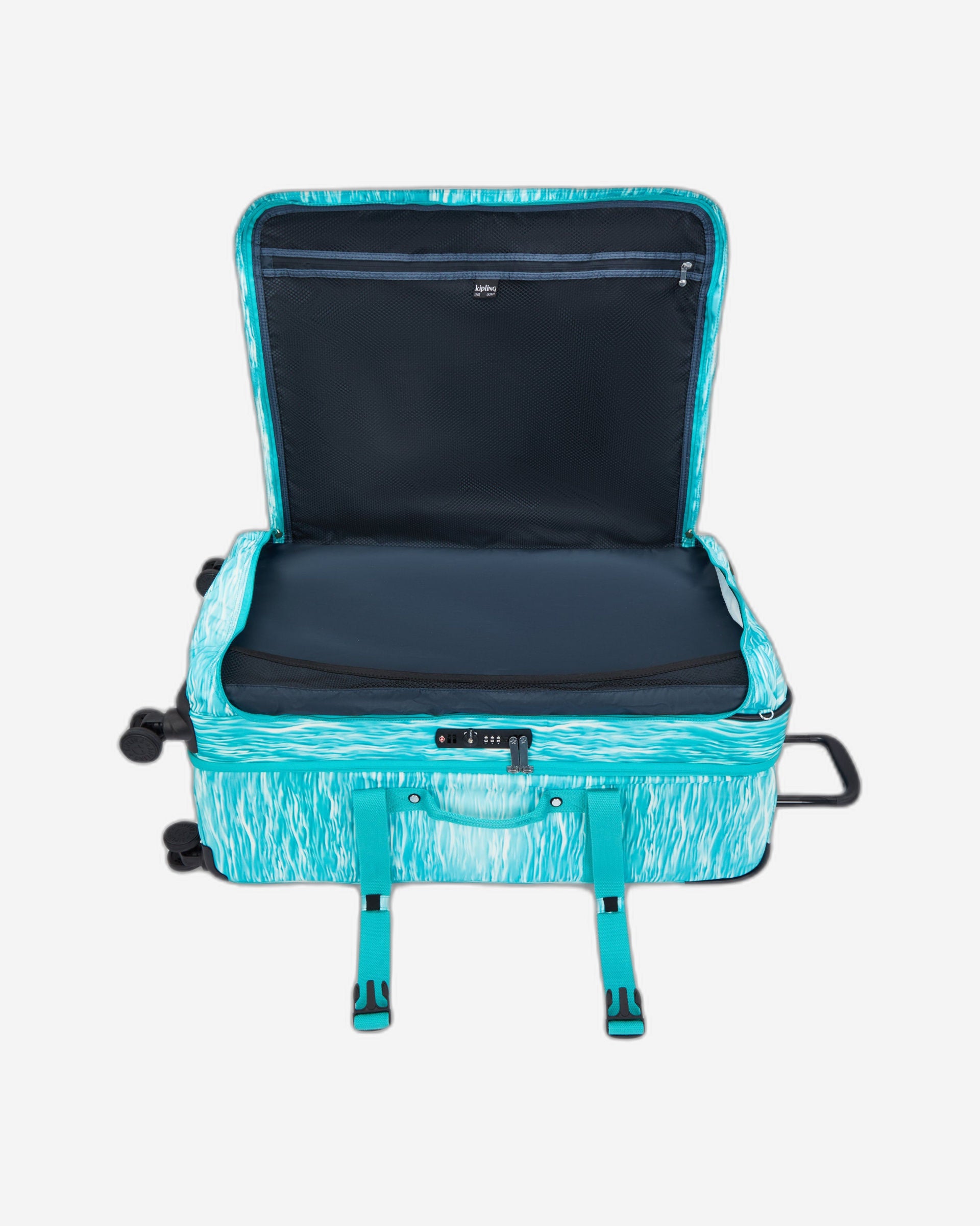 حقيبة سفر كبيرة بعجلات من Kipling Spontaneous L Aqua Pool C2I3397-5MF