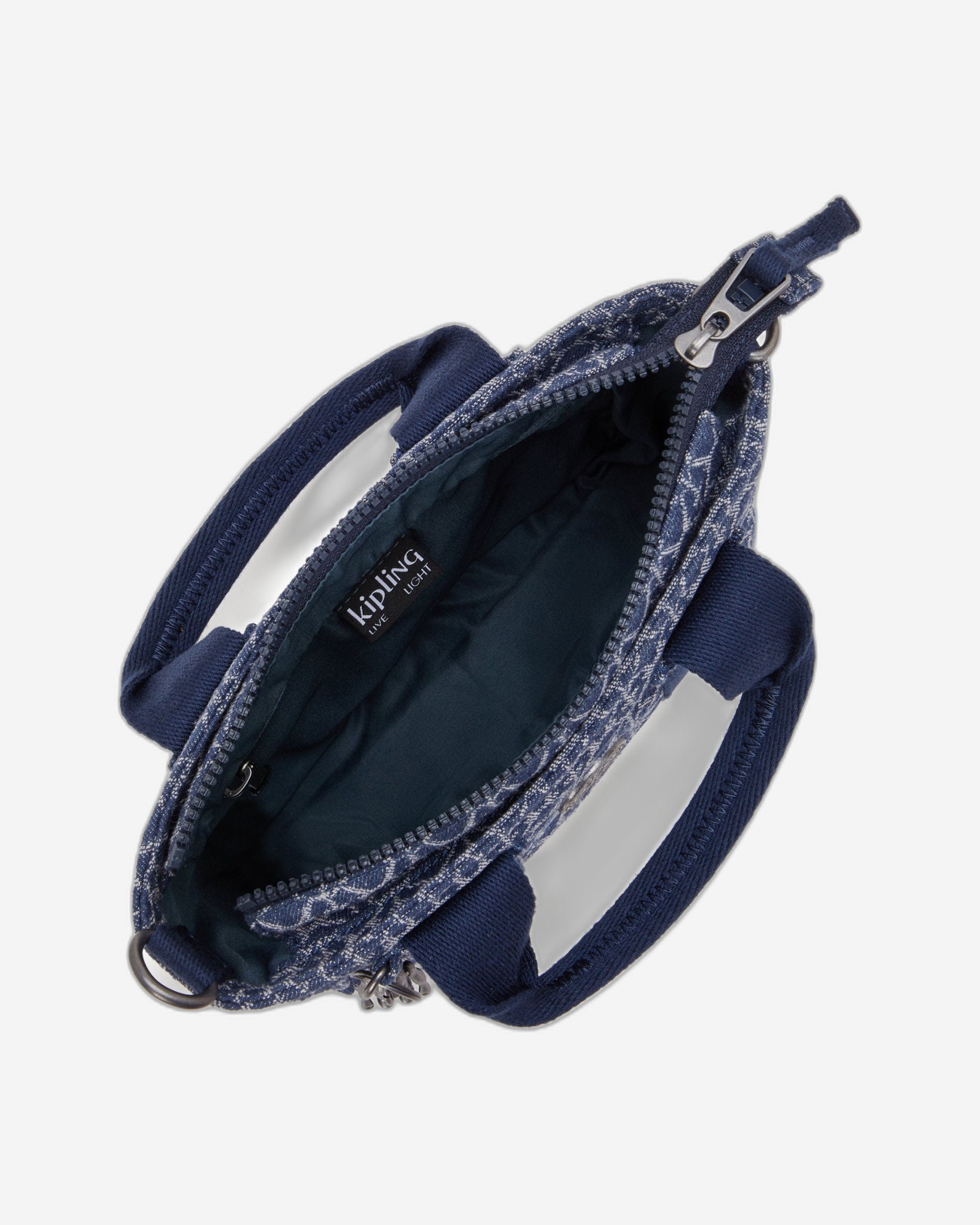 حقيبة كتف صغيرة من قماش الدنيم من كيبلينج ريتا ميني سيجنيتشر I3434-7PF