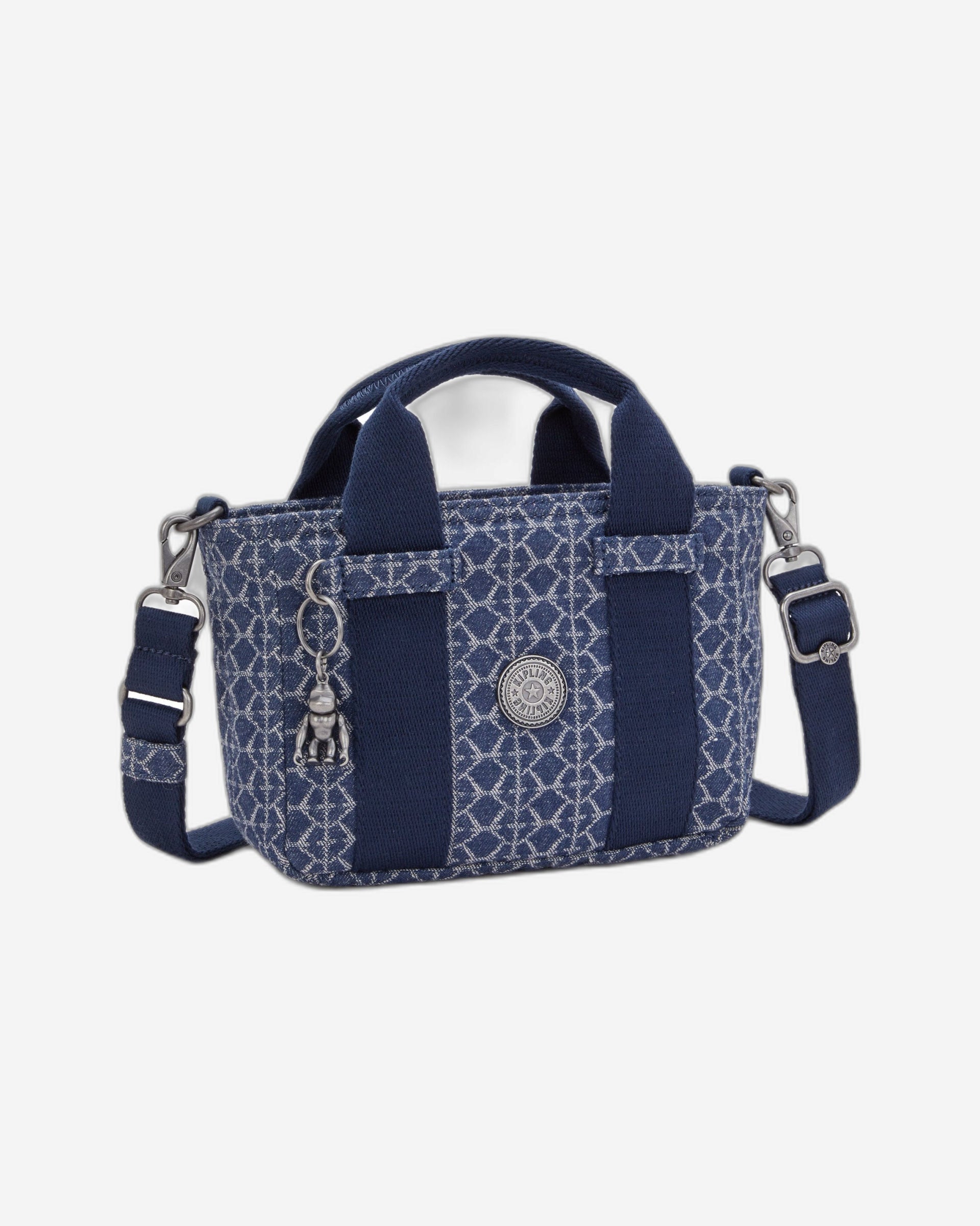 حقيبة كتف صغيرة من قماش الدنيم من كيبلينج ريتا ميني سيجنيتشر I3434-7PF