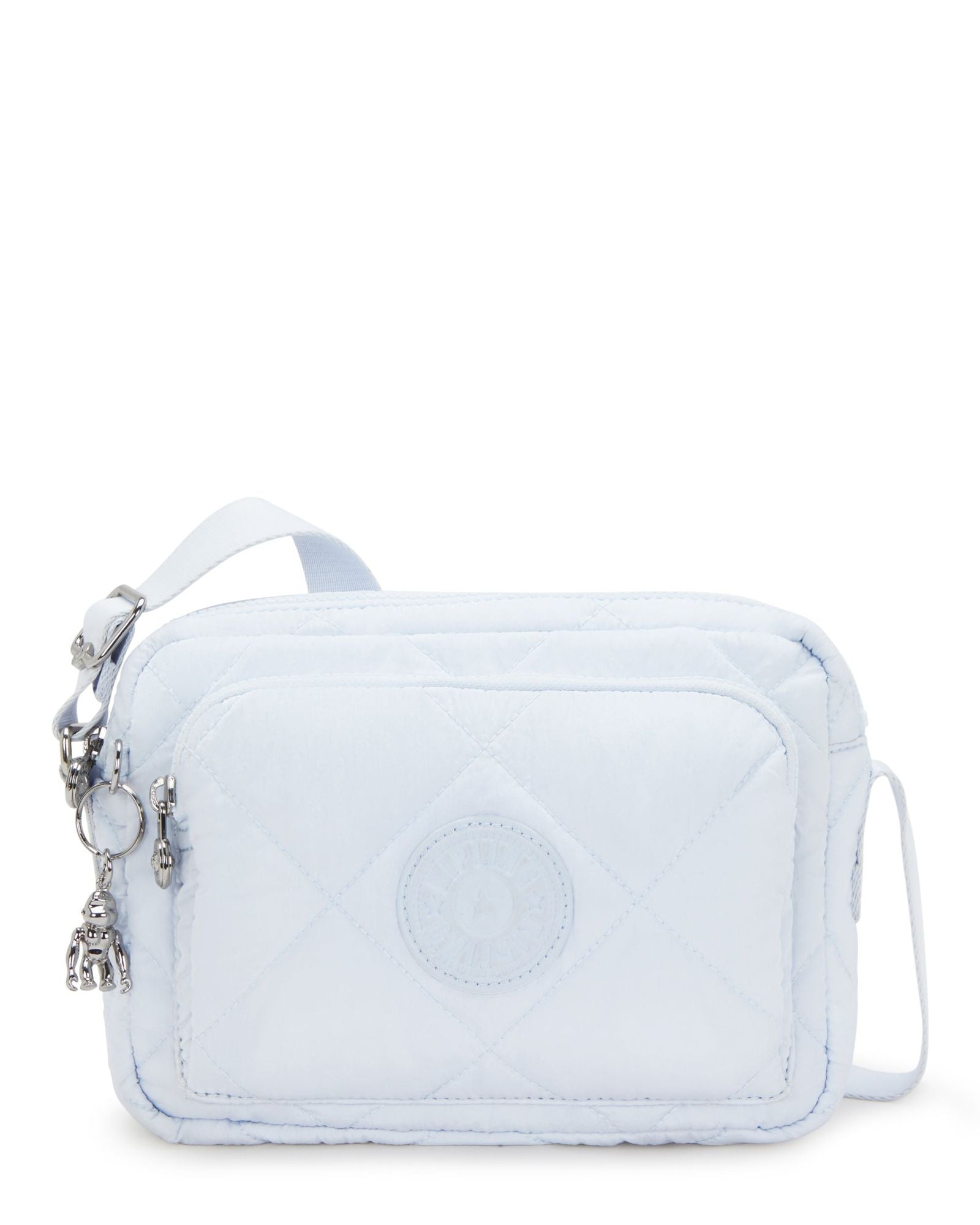حقيبة كتف متوسطة الحجم Kipling Abanu M Zip Water Blue Ql I3440-1TQ