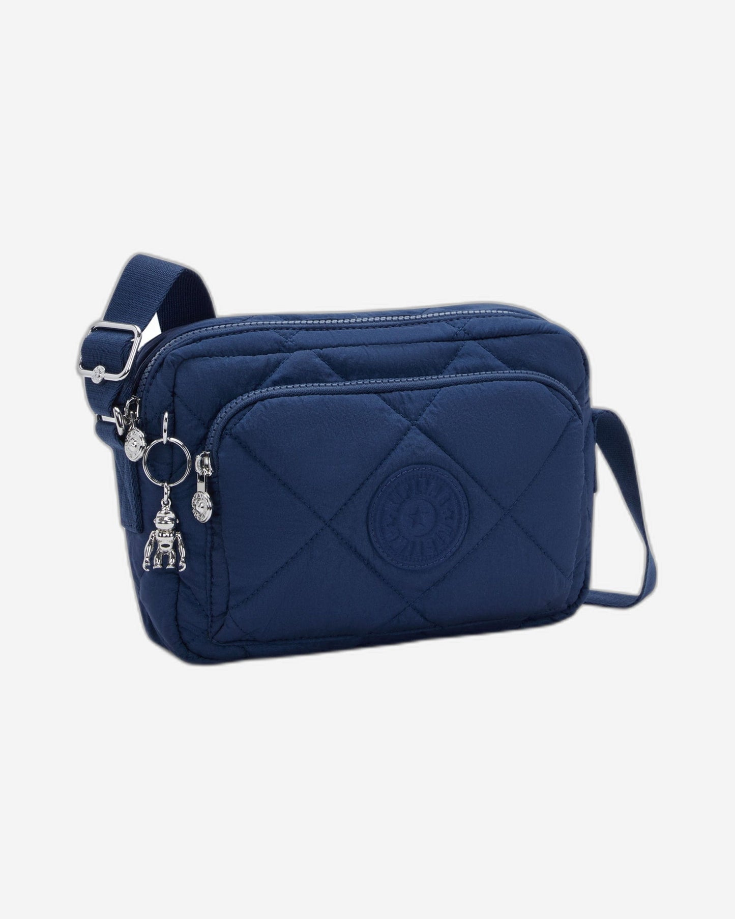 حقيبة كتف متوسطة الحجم Kipling Abanu M Zip Airy Blue Ql I3440-93U