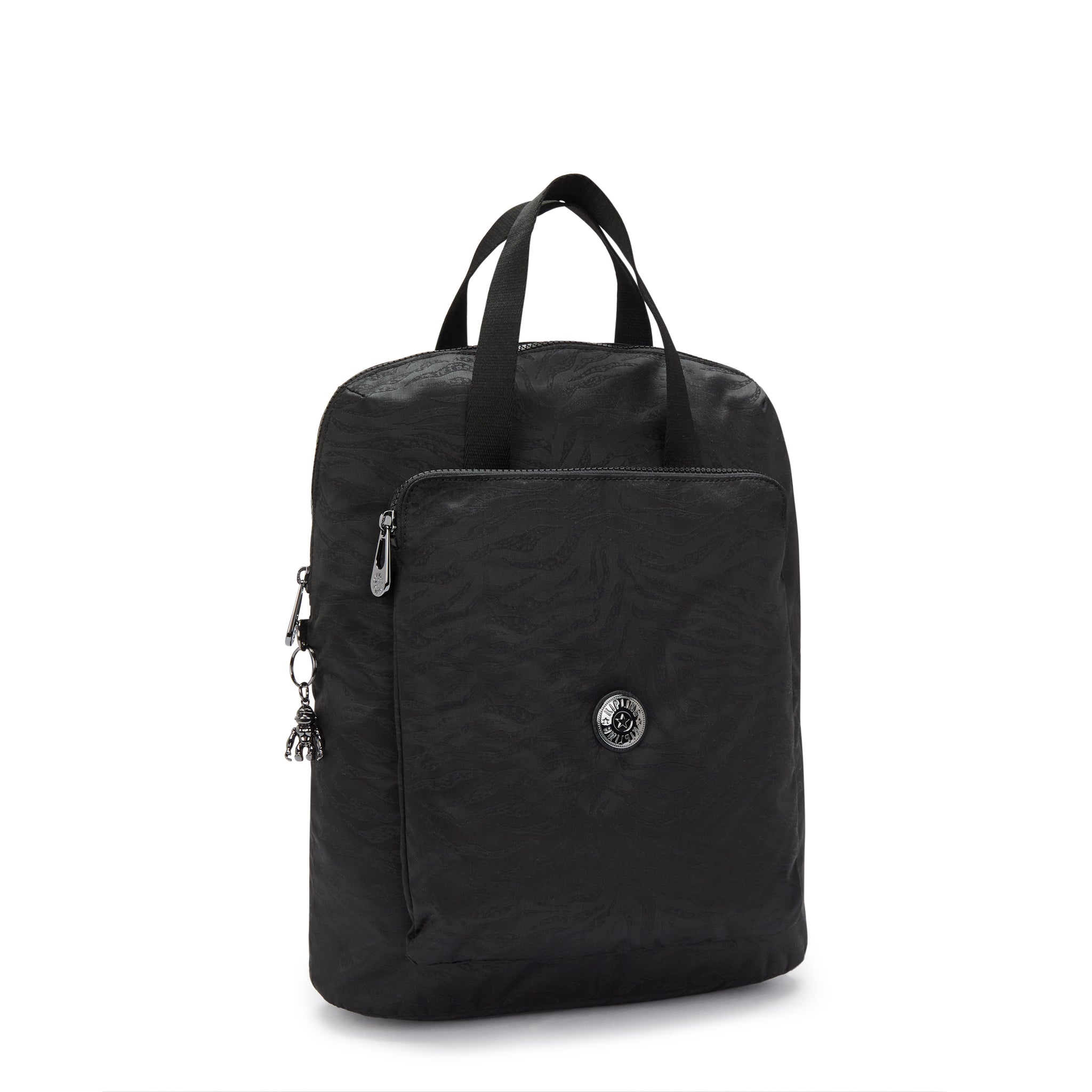 حقيبة ظهر Kipling Kazuki Undersea Jacquard مع جراب كمبيوتر محمول I3507-49J