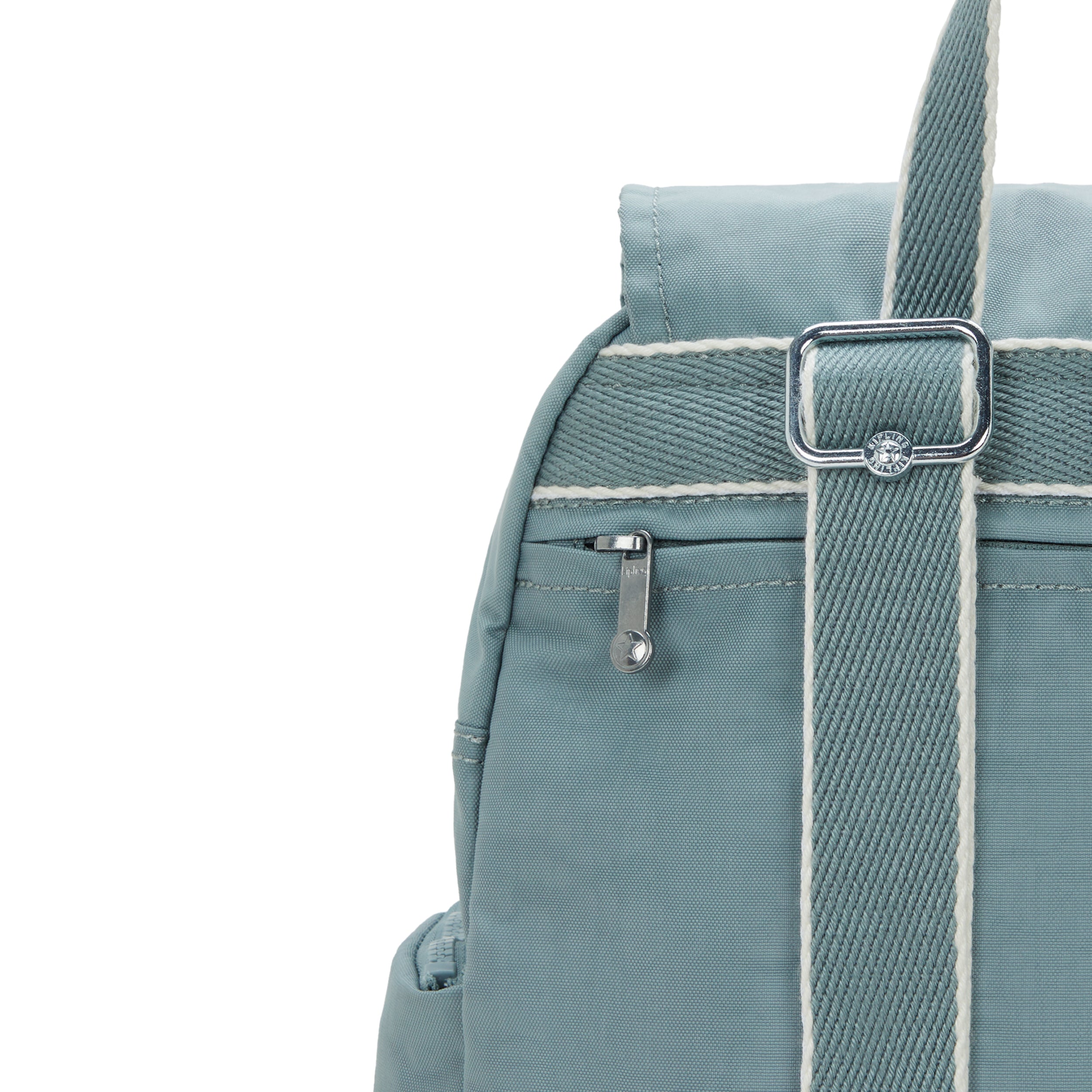 حقيبة ظهر كيبلينج سيتي زيب إس صغيرة مريحة باللون الرمادي I3523-3NL