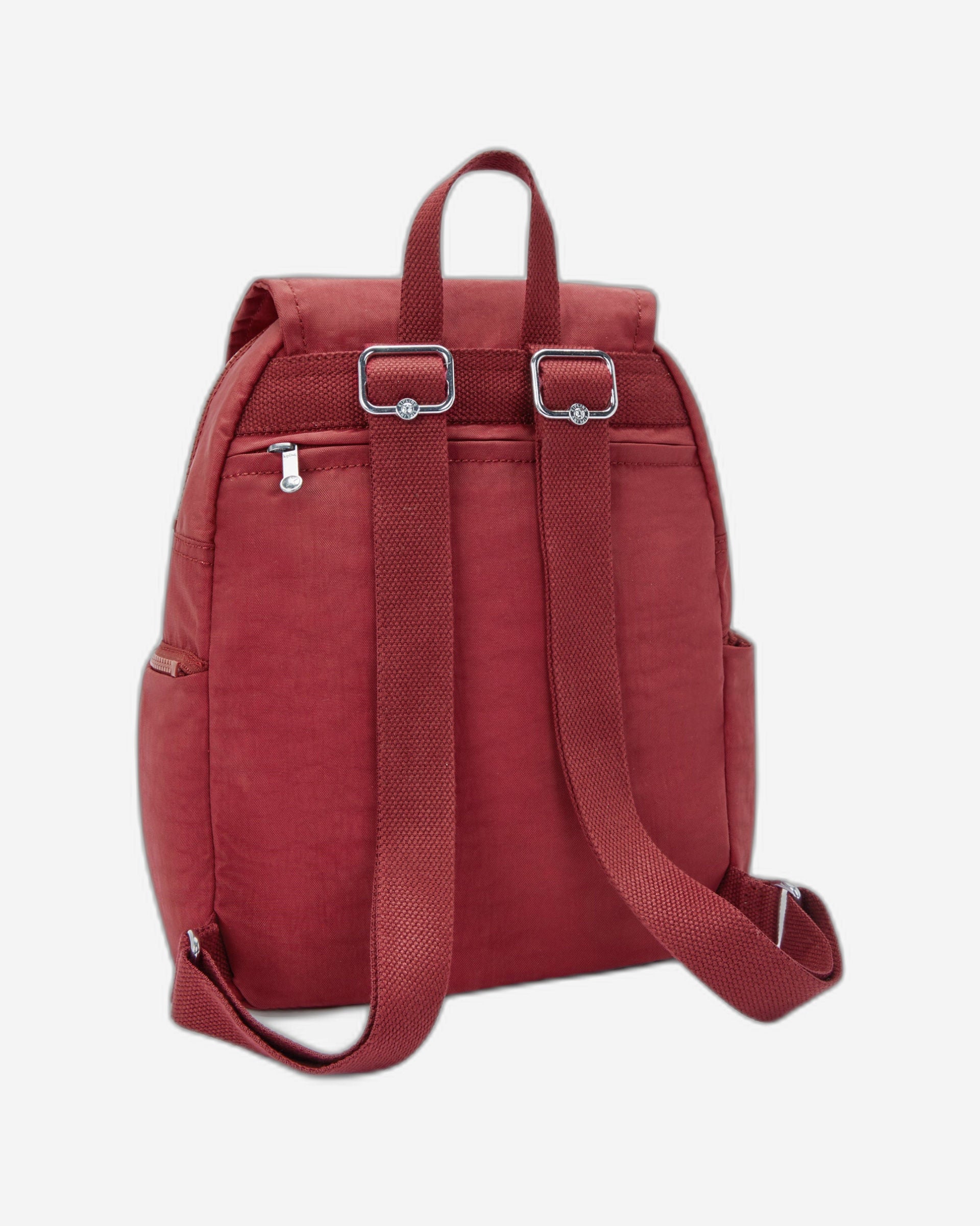 حقيبة ظهر Kipling City Zip S صغيرة حمراء اللون بتصميم أنيق I3523-4SS