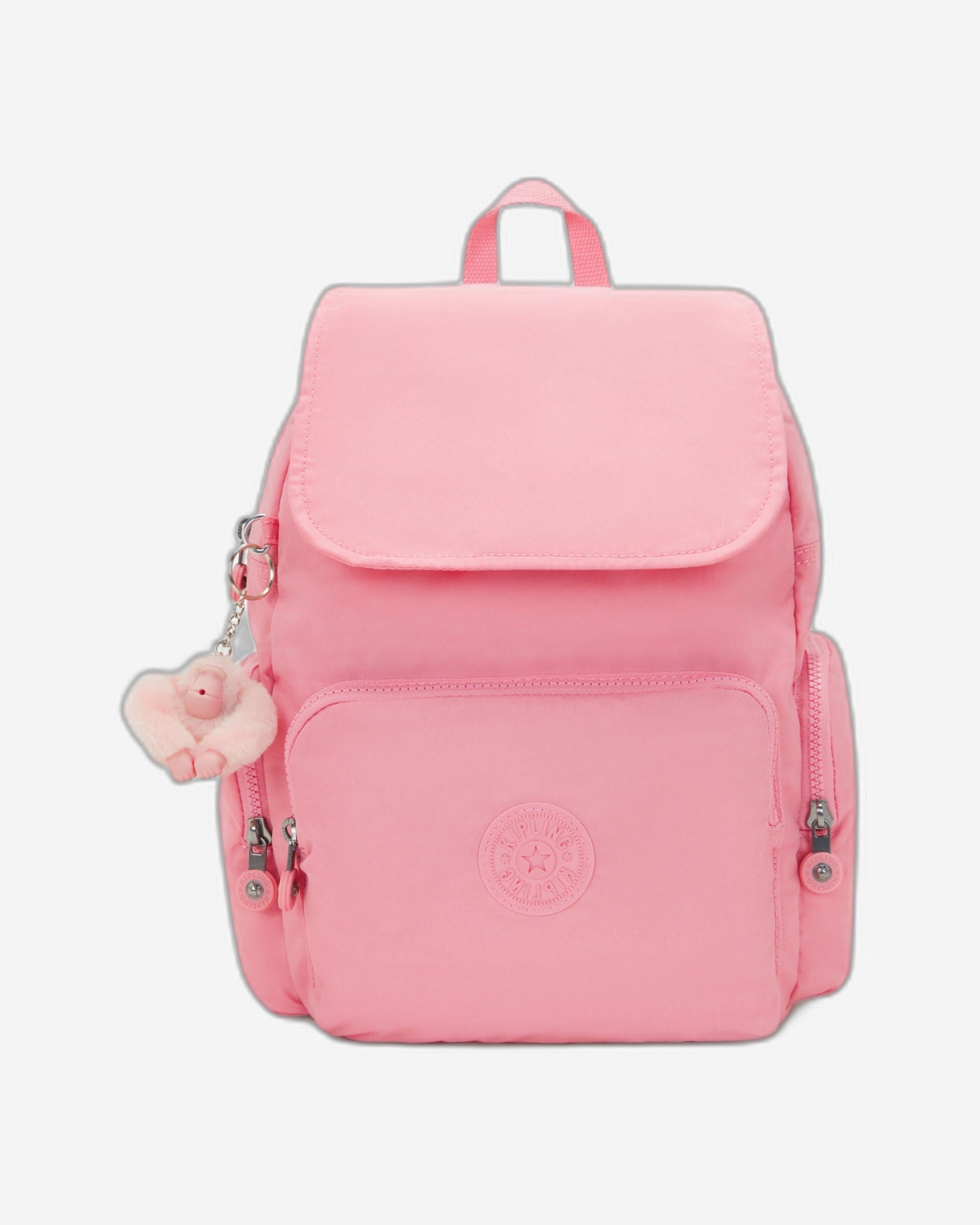 حقيبة ظهر Kipling City Zip S صغيرة بلون أحمر خدود ممتع I3523-6LZ