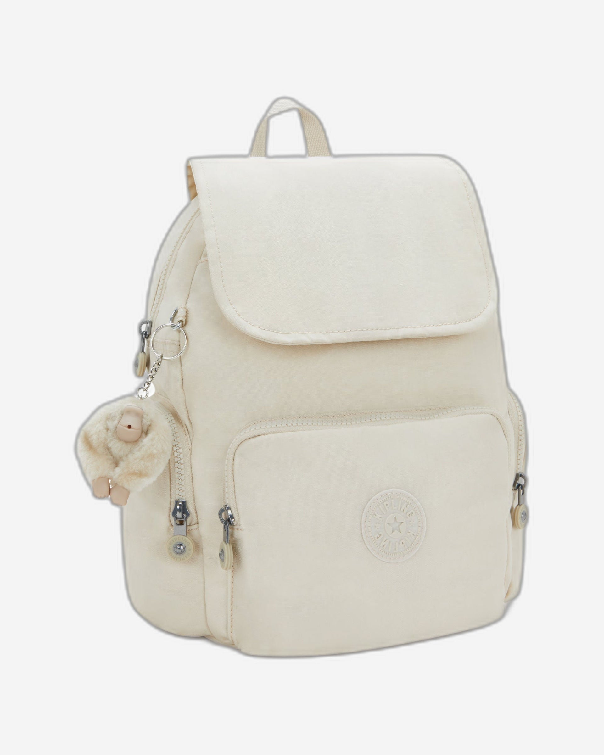 حقيبة ظهر كيبلينج سيتي زيب إس هايدواي صغيرة بيج I3523-7JR