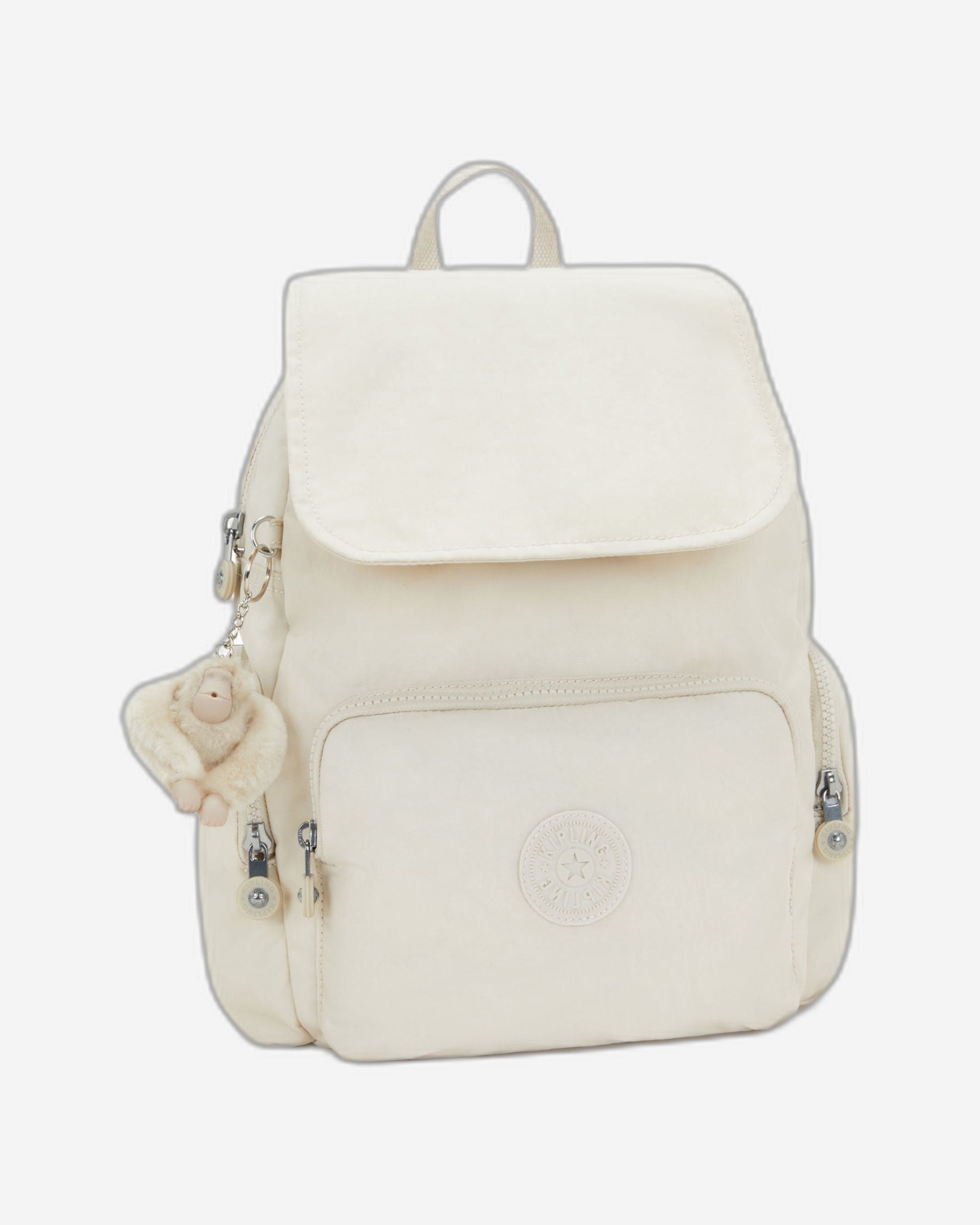 حقيبة ظهر كيبلينج سيتي زيب إس هايدواي صغيرة بيج I3523-7JR