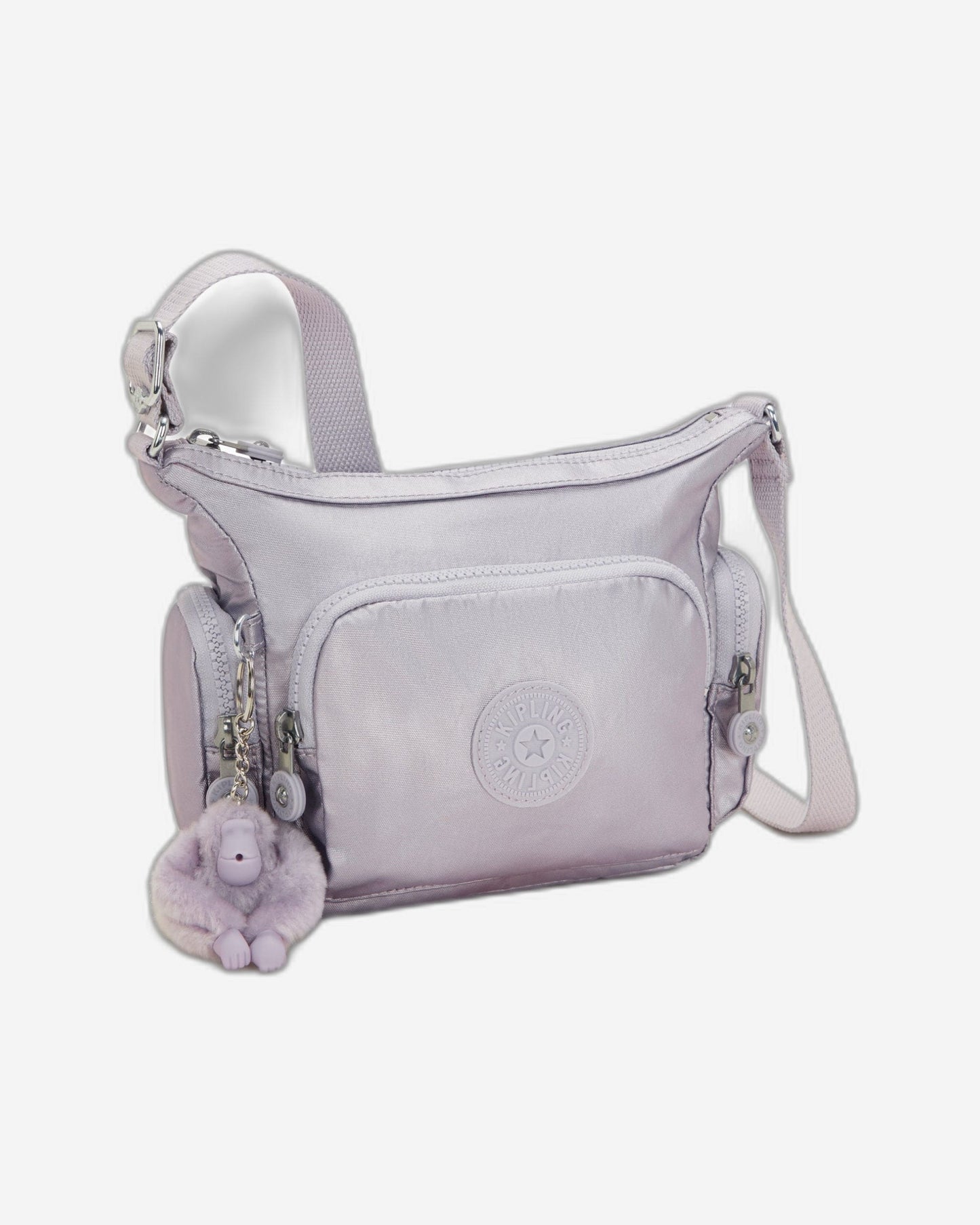 حقيبة كروس صغيرة من كيبلينج، طراز غابي ميني ليلاك مون ميت، I3578-4HT