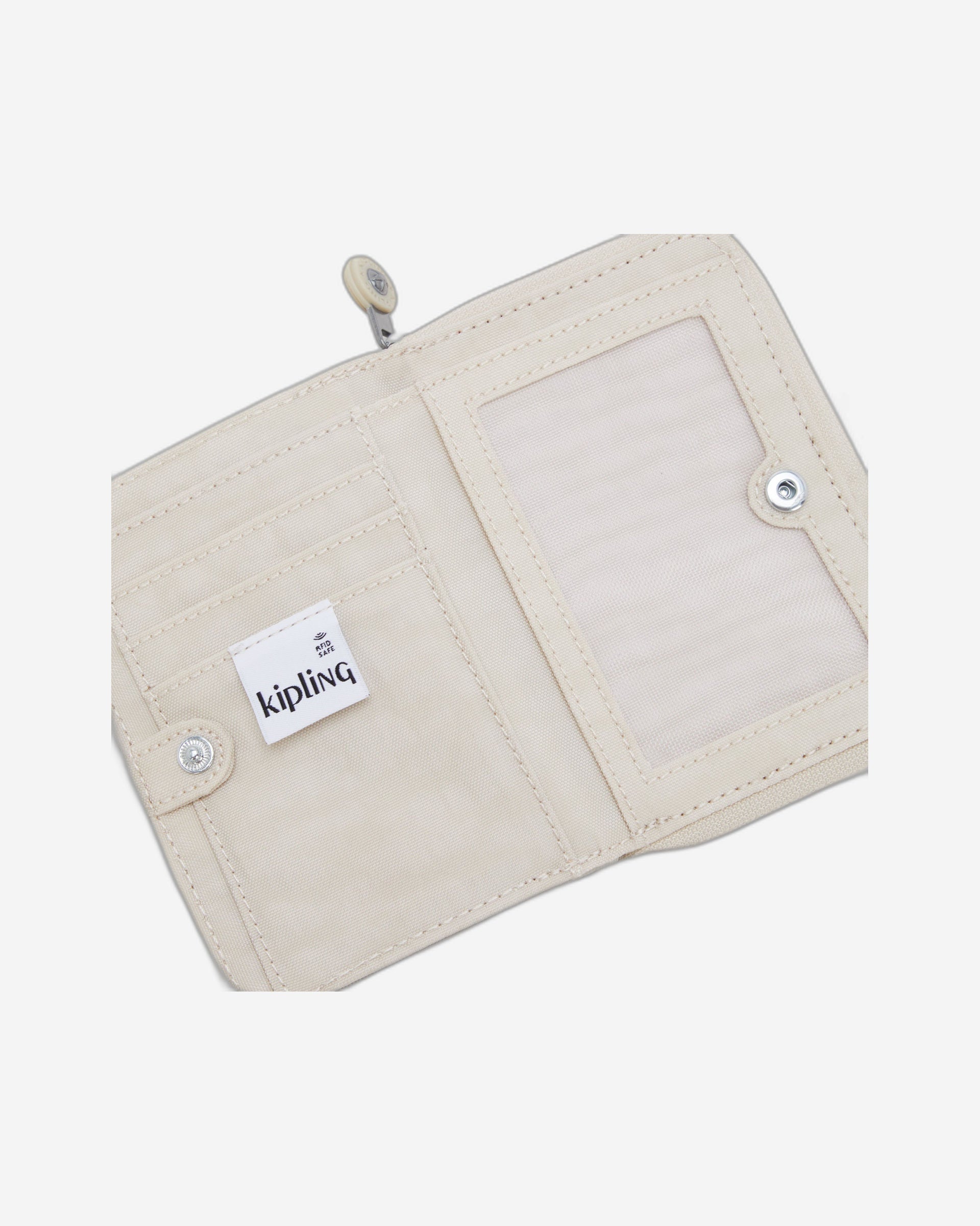 محفظة كيبلينج موني لوف هايدواي متوسطة الحجم باللون البيج I3738-7JR