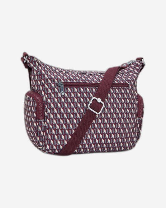 حقيبة Kipling Gabbie S 3Dk Wine متوسطة الحجم I3759-1PB
