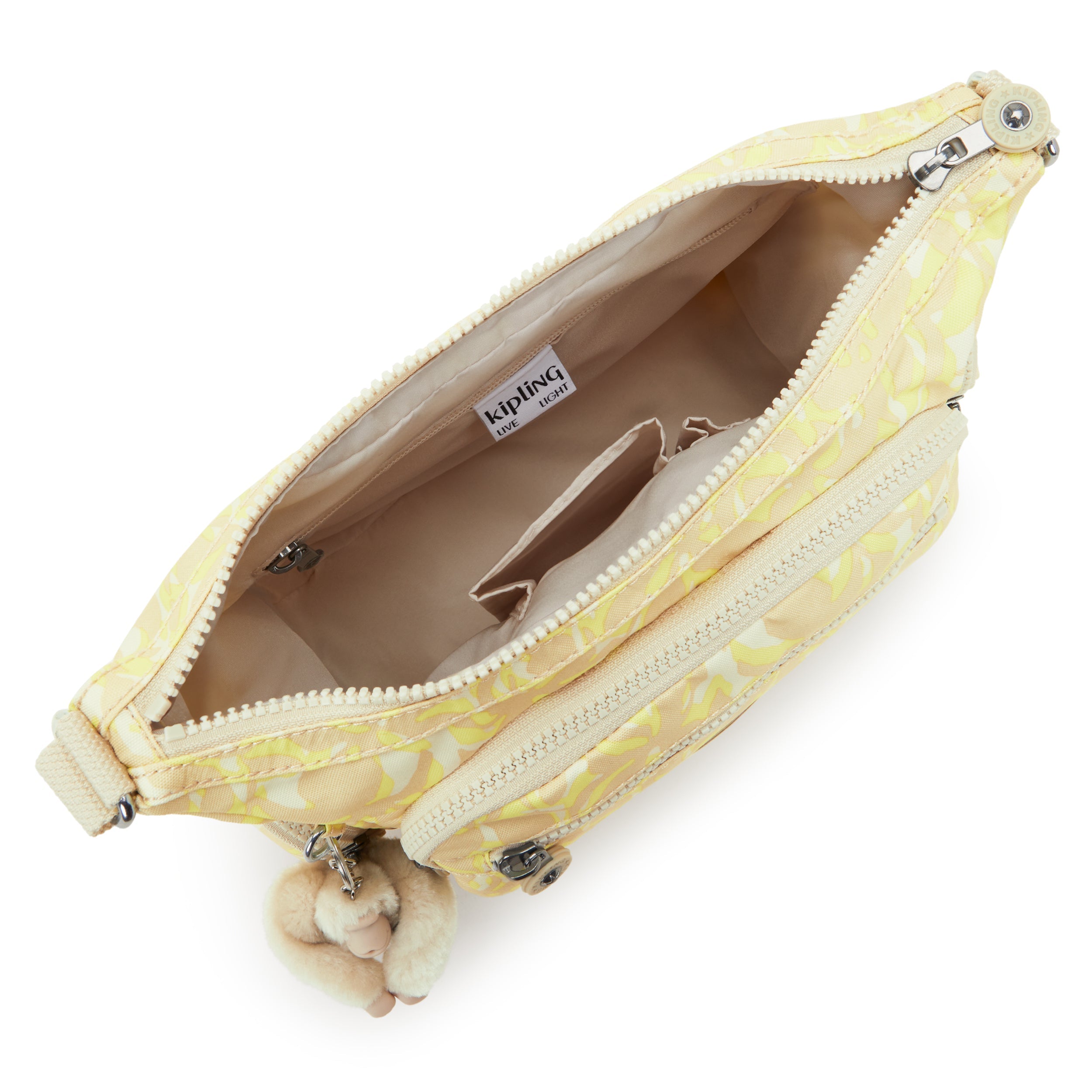 حقيبة Kipling Gabbie S Palm Mood Sun متوسطة الحجم I3759-4DP