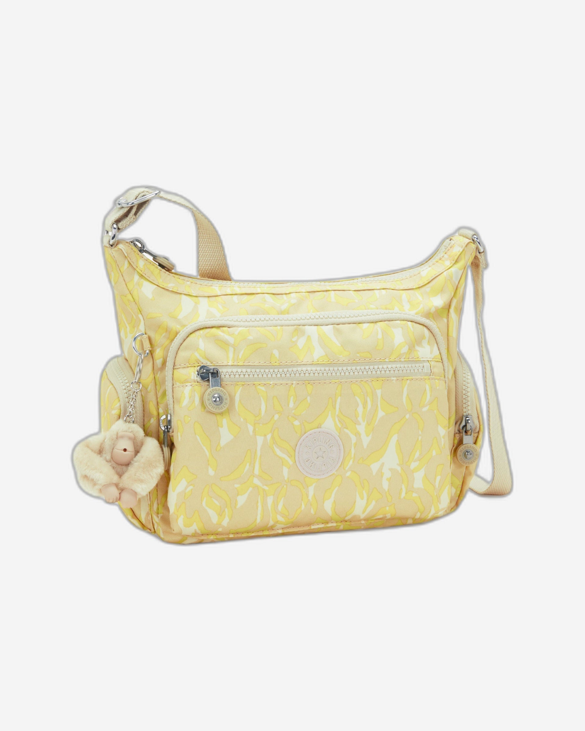 حقيبة Kipling Gabbie S Palm Mood Sun متوسطة الحجم I3759-4DP