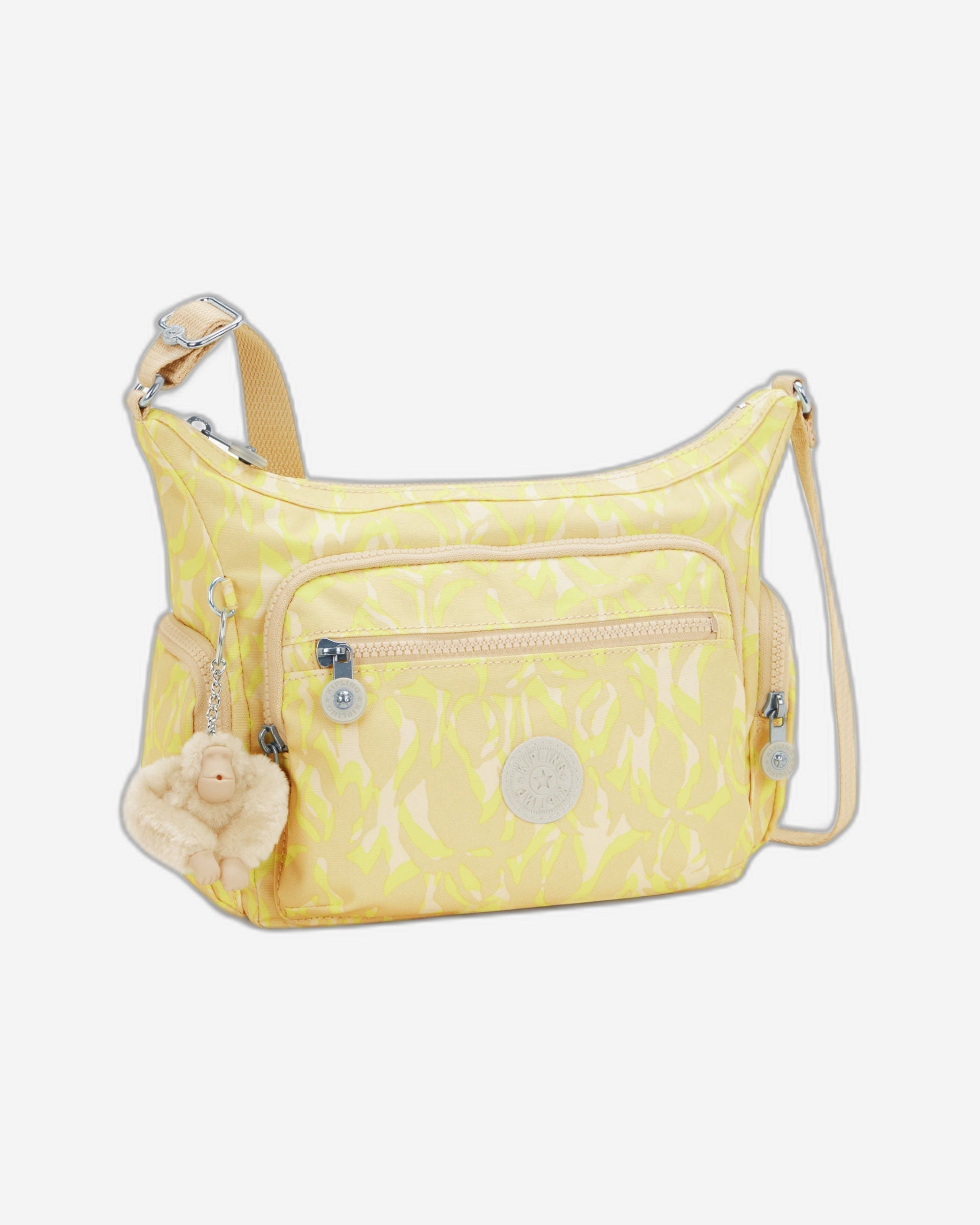 حقيبة Kipling Gabbie S Palm Mood Sun متوسطة الحجم I3759-4DP