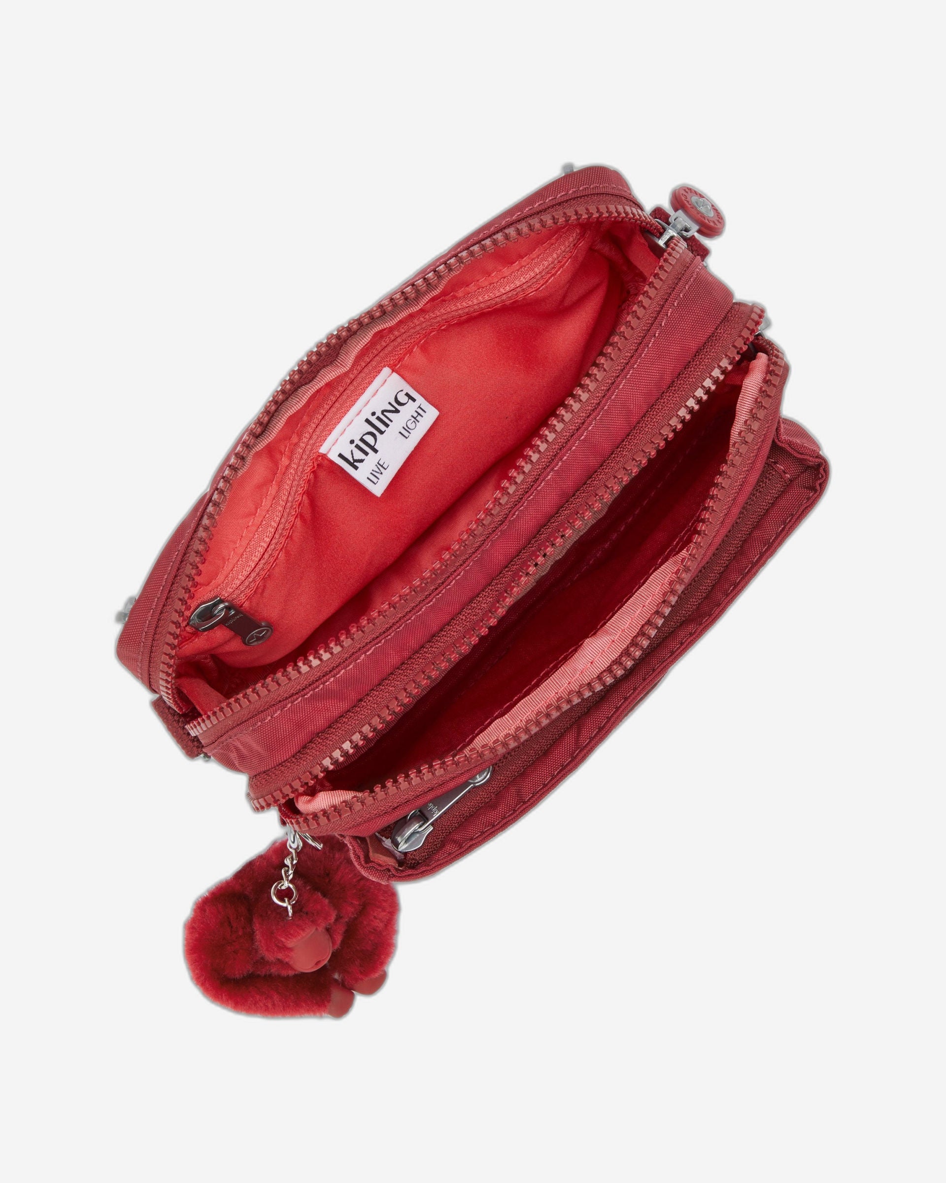 حقيبة كيبلينج أبانو متعددة الألوان حمراء صغيرة I3795-4SS