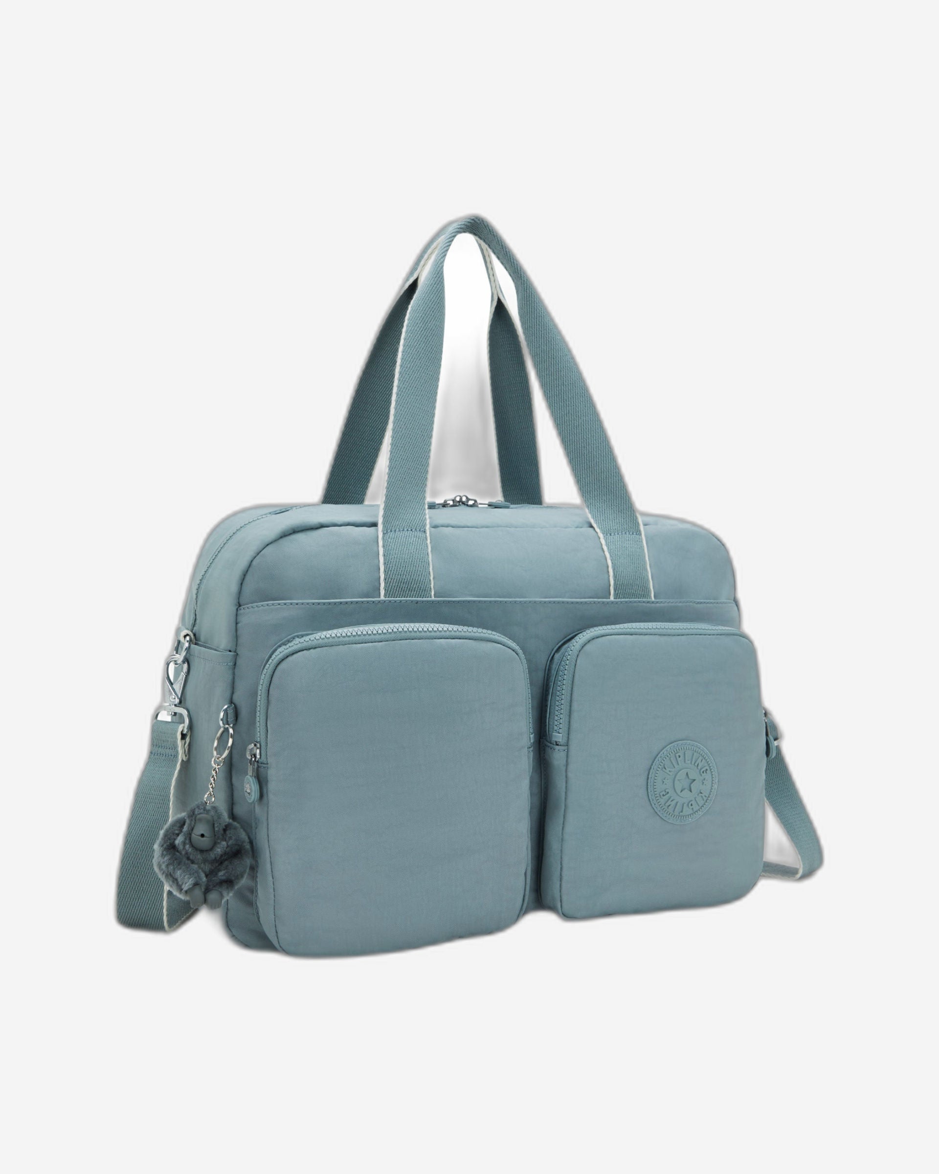 حقيبة كيبلينج ديفيا XL رمادية مريحة متوسطة الحجم لعطلة نهاية الأسبوع I3958-3NL