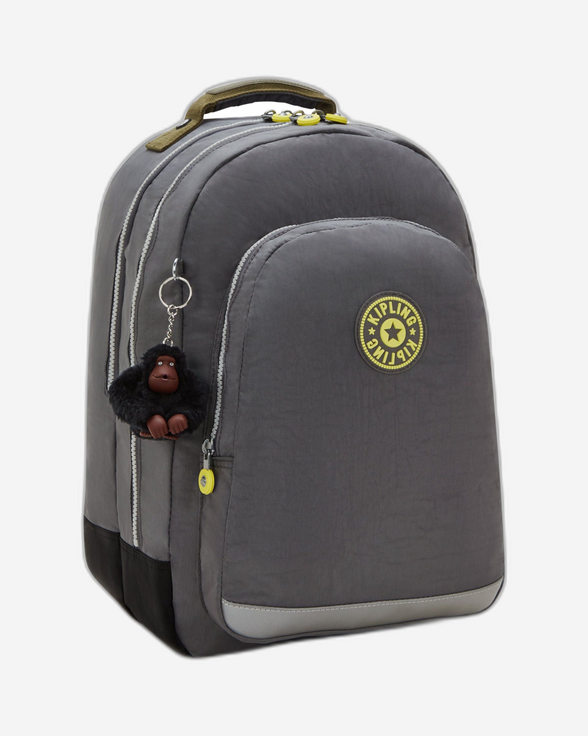 حقيبة ظهر كبيرة من Kipling Class Room Back to Grey مع حجرة للكمبيوتر المحمول I4053-1DX