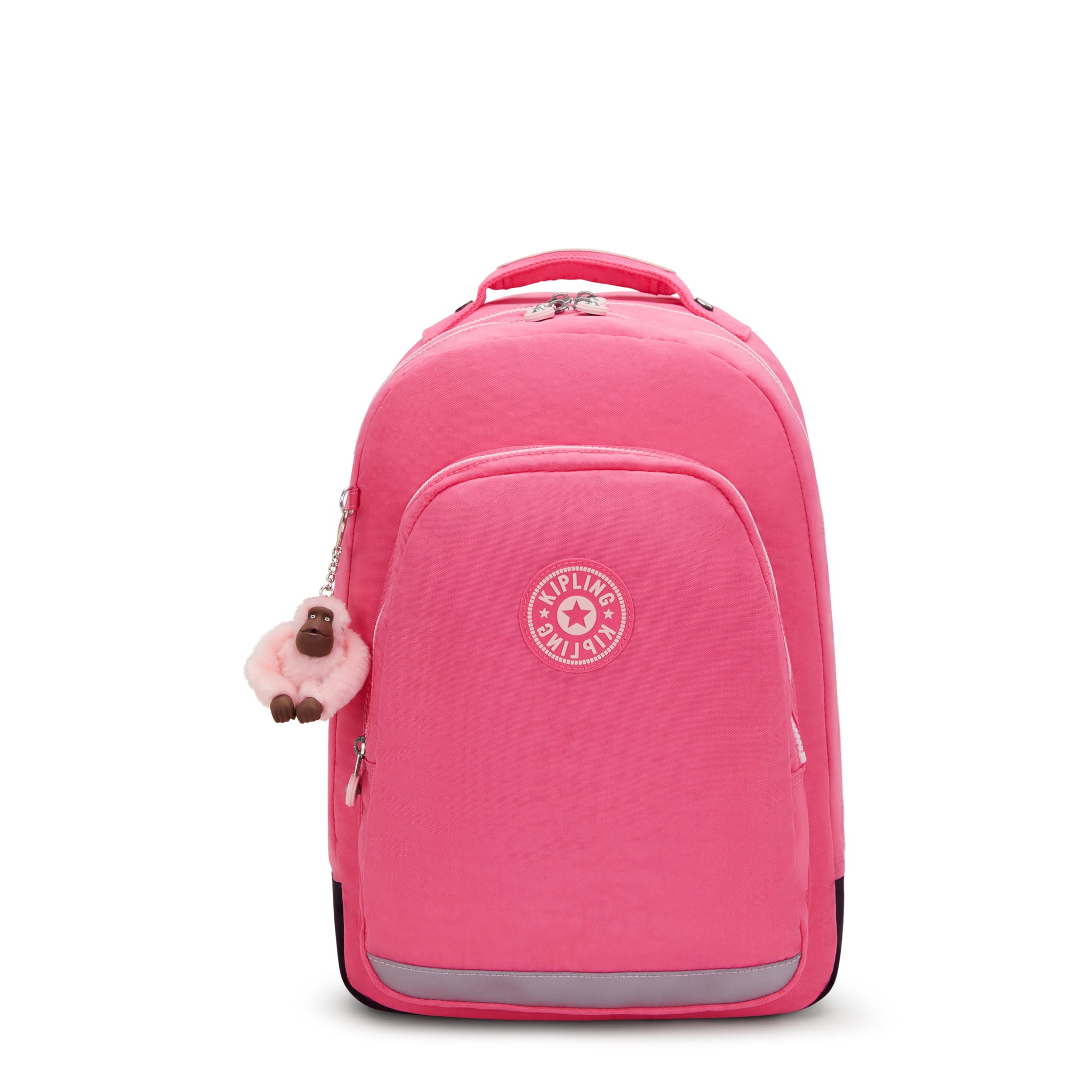 KIPLING-Class Room-Large backpack (with laptop protection)-Happy Pink C-I4053-BZ8
