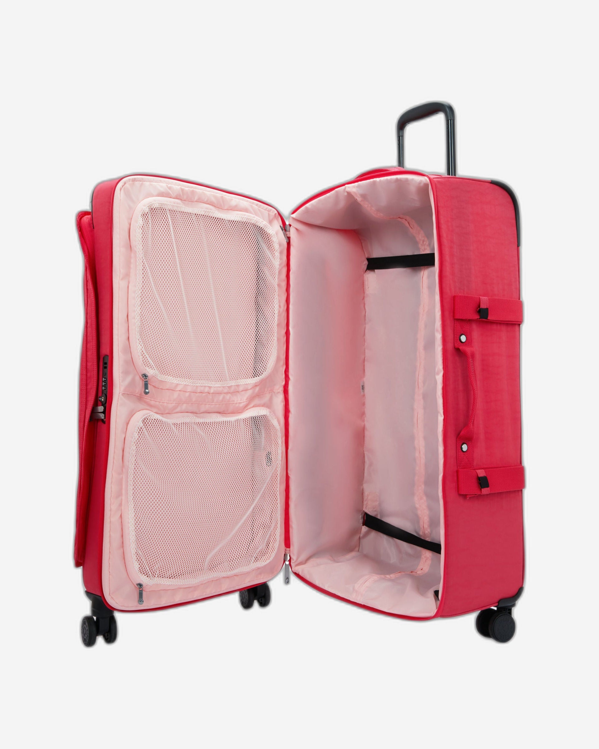 حقيبة سفر كبلينج سبونتانيوس إل ريزورت وردية كبيرة بعجلات I4193-1BN