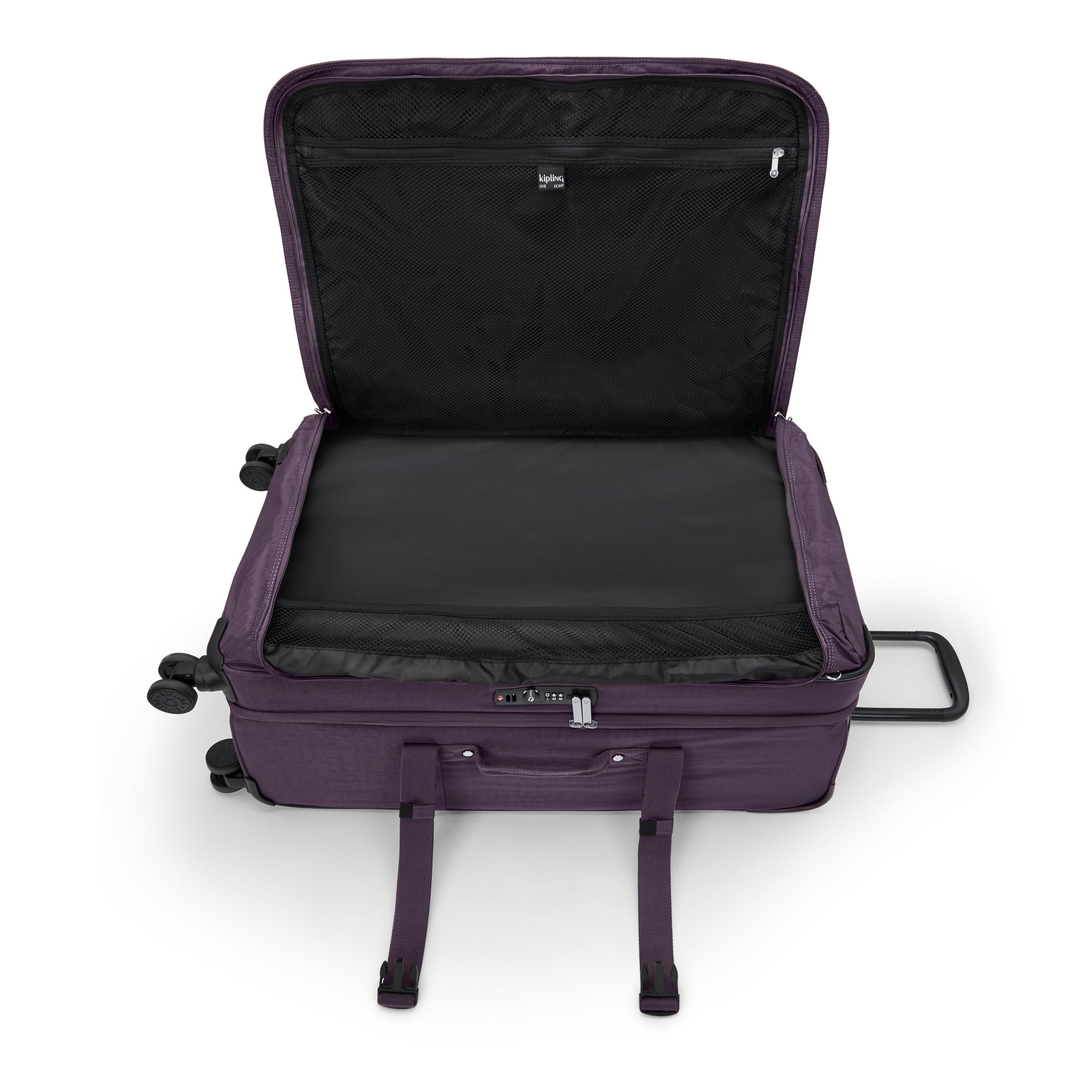 حقيبة سفر Kipling Spontaneous L Ultimate Plum كبيرة بعجلات I4193-67U