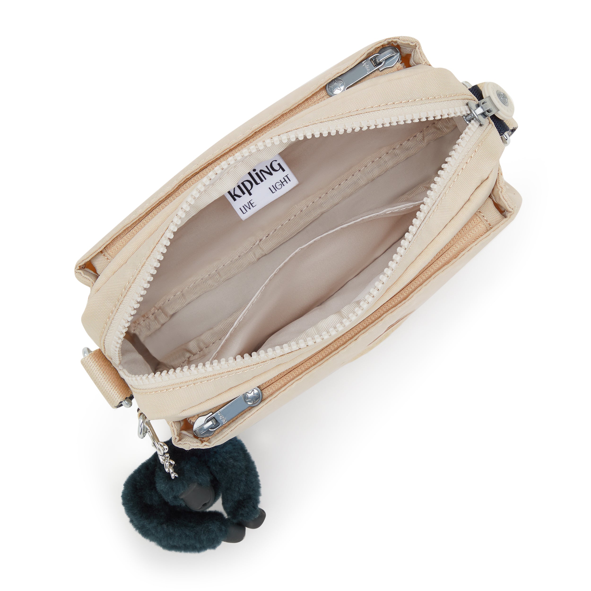 حقيبة كيبلينج أبانو صغيرة باللون البيج I4208-26V