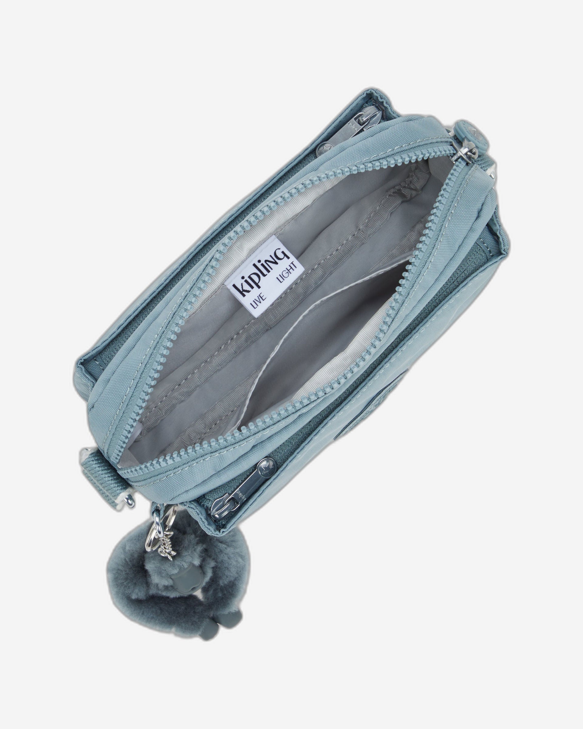 حقيبة كيبلينج أبانو صغيرة مريحة باللون الرمادي I4208-3NL