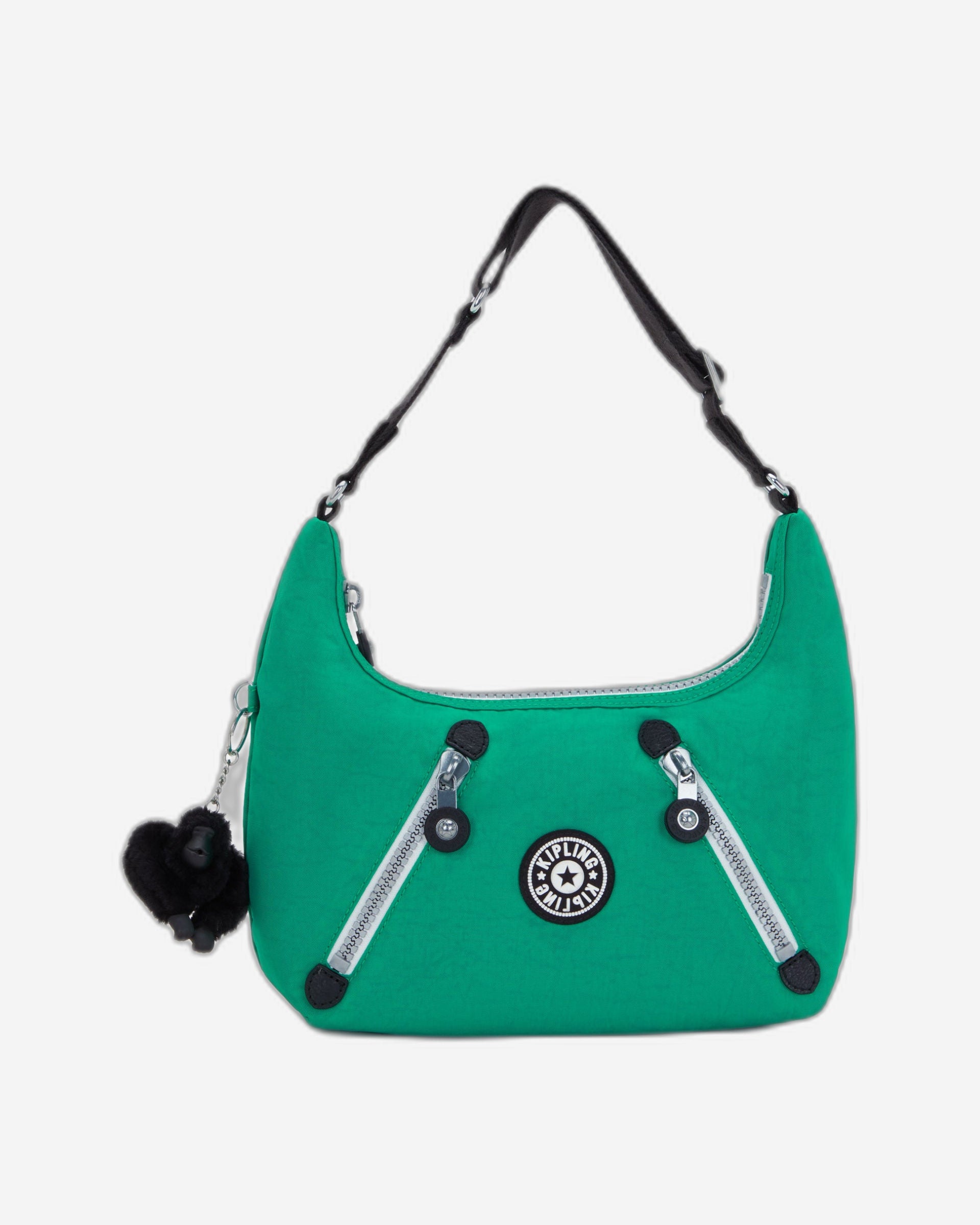 حقيبة كتف صغيرة نيكي رابيد خضراء من كيبلينج C2I4216-AG4
