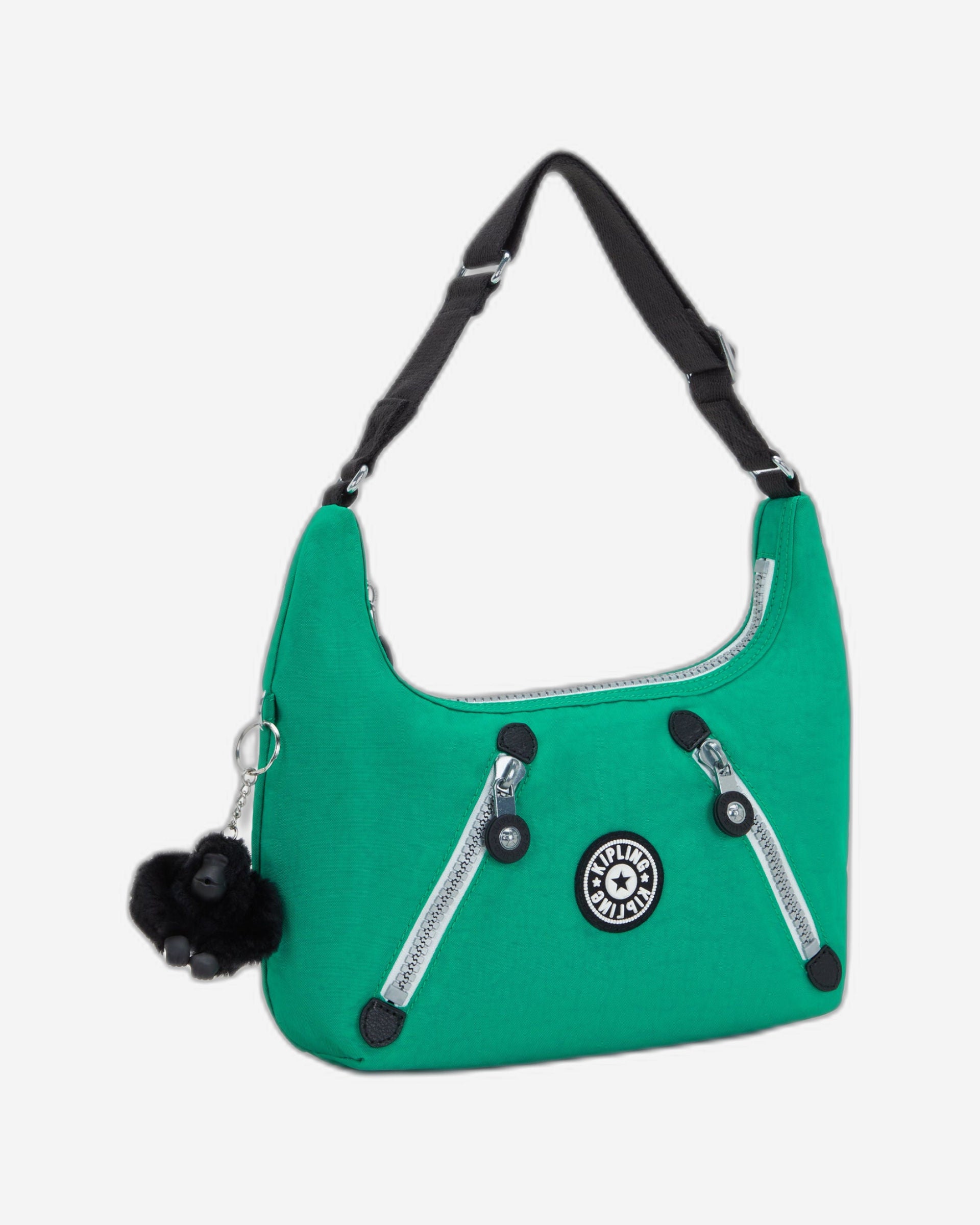 حقيبة كتف صغيرة نيكي رابيد خضراء من كيبلينج C2I4216-AG4