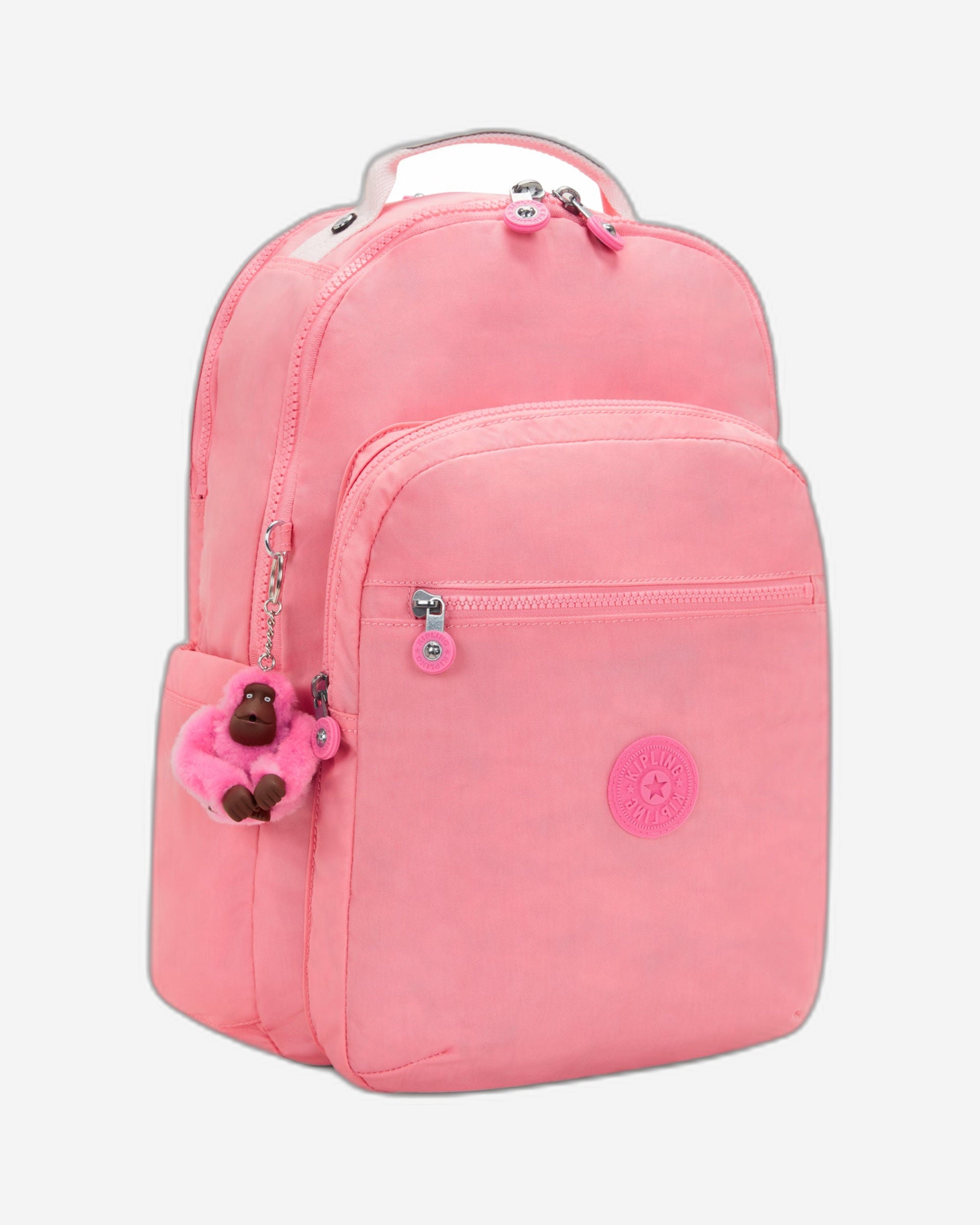 حقيبة ظهر Kipling Seoul Lap Coral Sea Large مع حجرة للكمبيوتر المحمول I4275-24O