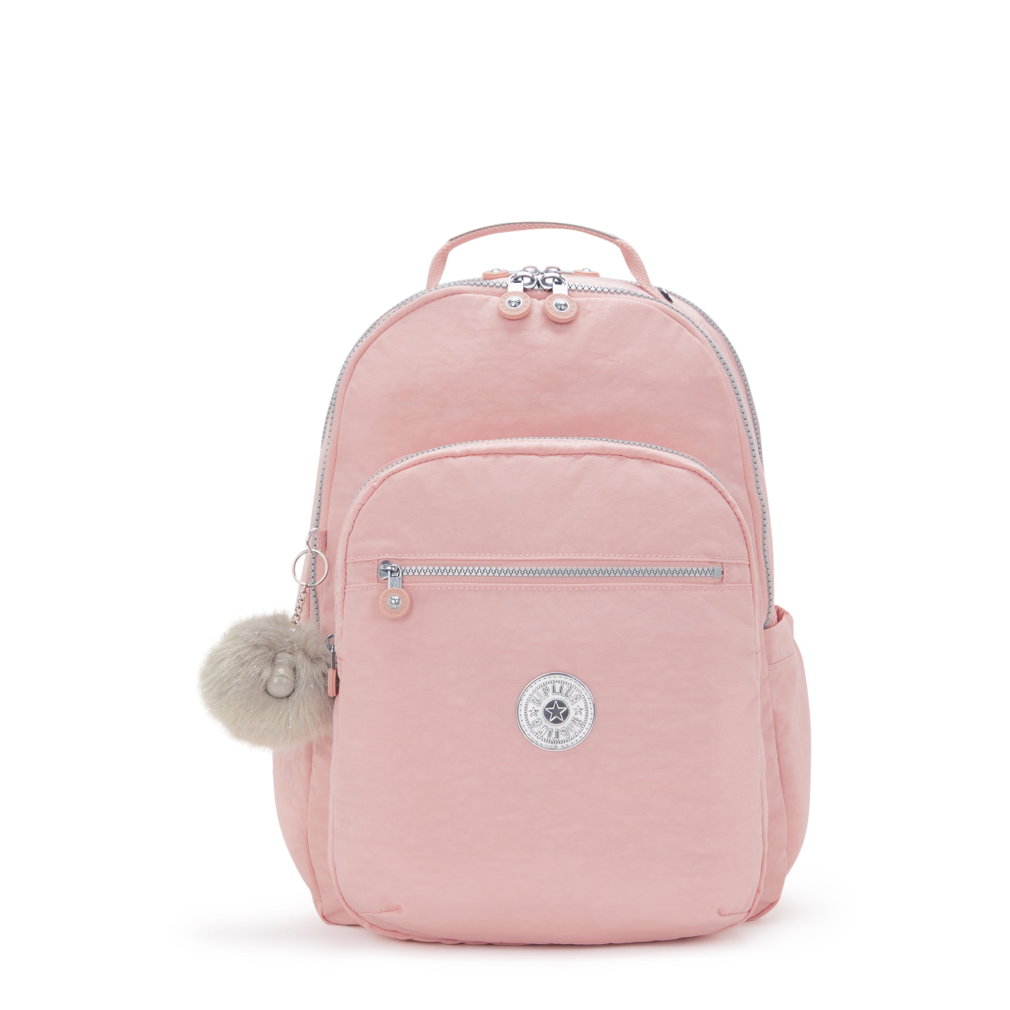 Kipling Seoul Lap Bridal Rose Large backpack with laptop compartment I4275-46Y