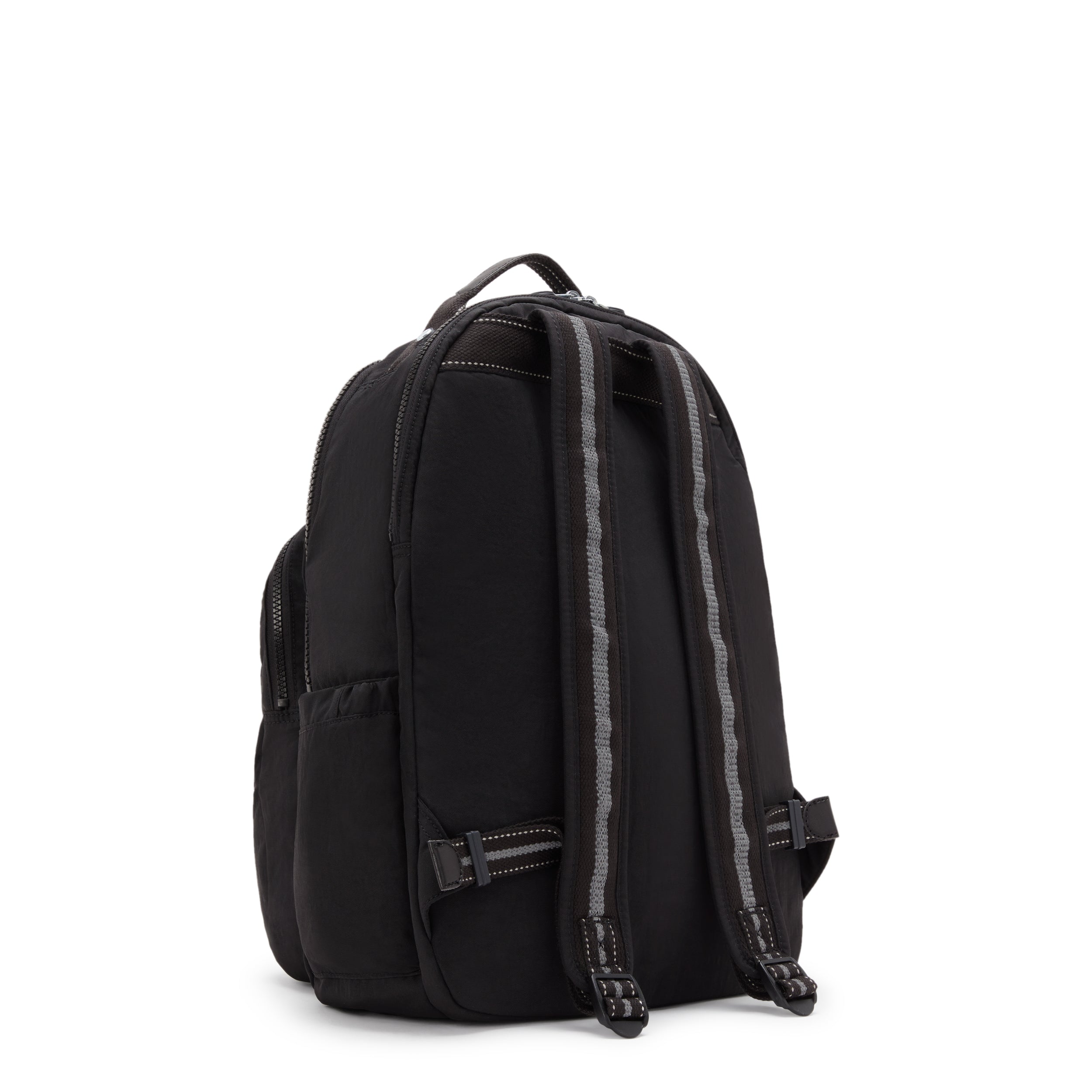 حقيبة ظهر Kipling Seoul Lap True Black كبيرة مع حجرة للكمبيوتر المحمول I4275-J99