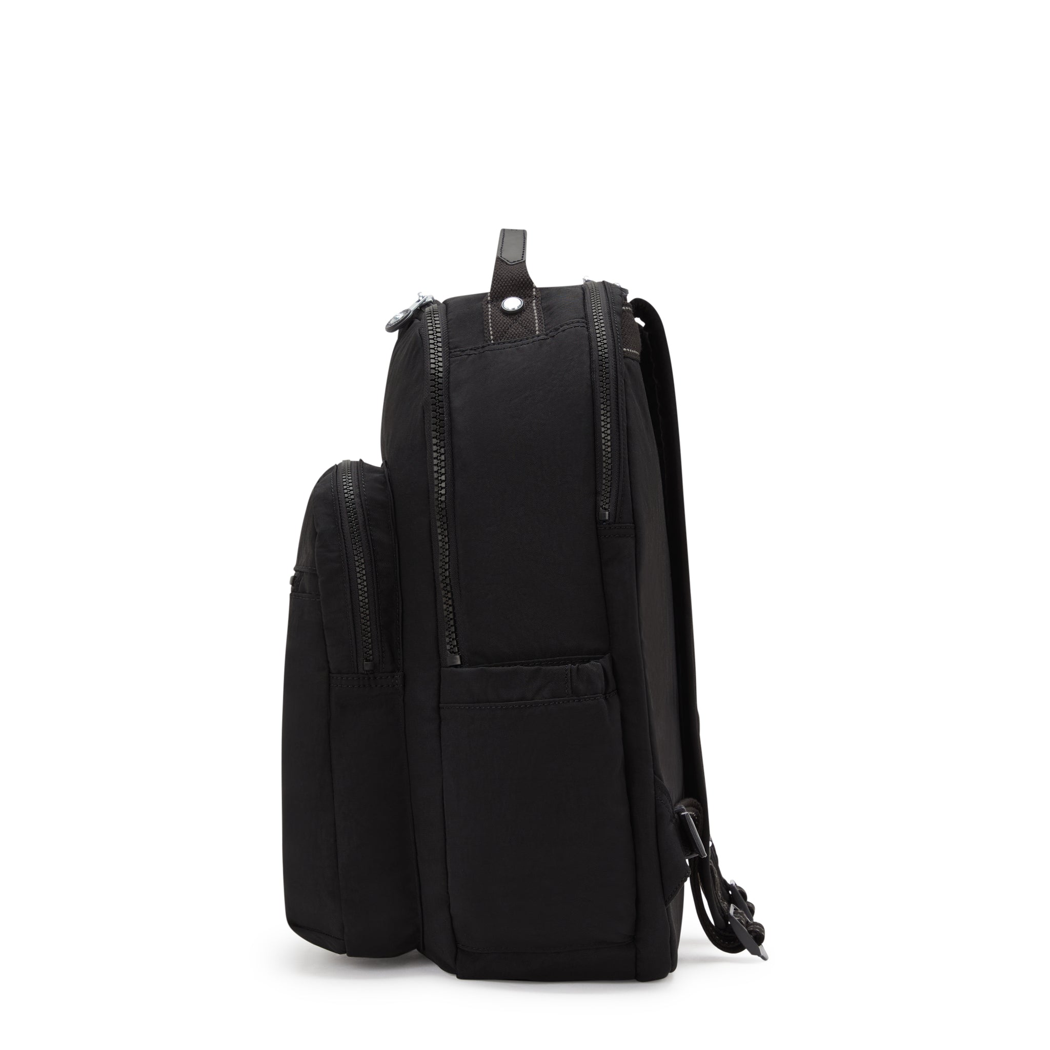 حقيبة ظهر Kipling Seoul Lap True Black كبيرة مع حجرة للكمبيوتر المحمول I4275-J99
