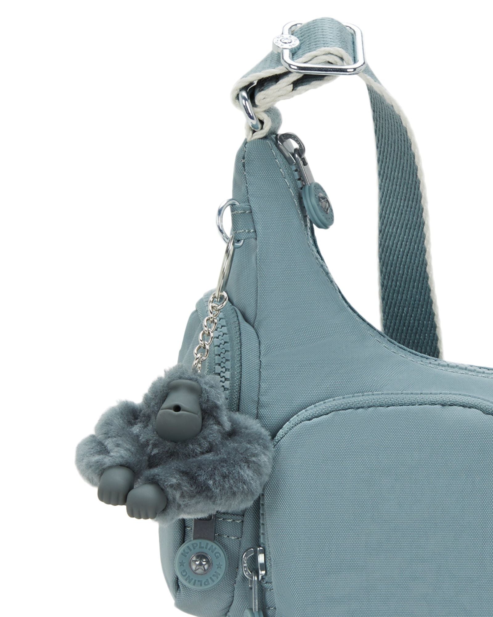 حقيبة كيبلينج ريكا إس كروس بودي صغيرة مريحة باللون الرمادي I4333-3NL