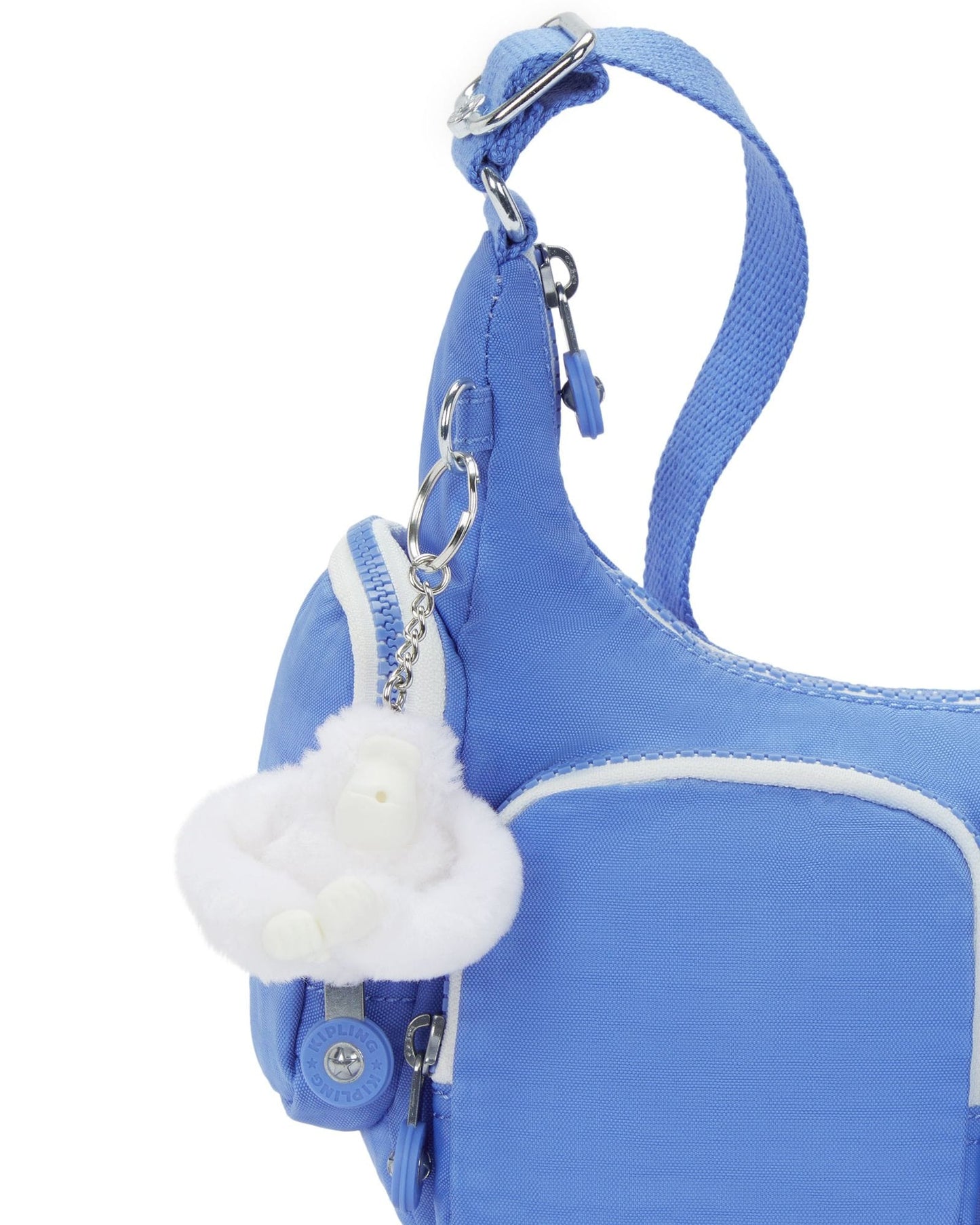 حقيبة كتف صغيرة Kipling Rikka S بلون أزرق كوكتيل I4333-87S