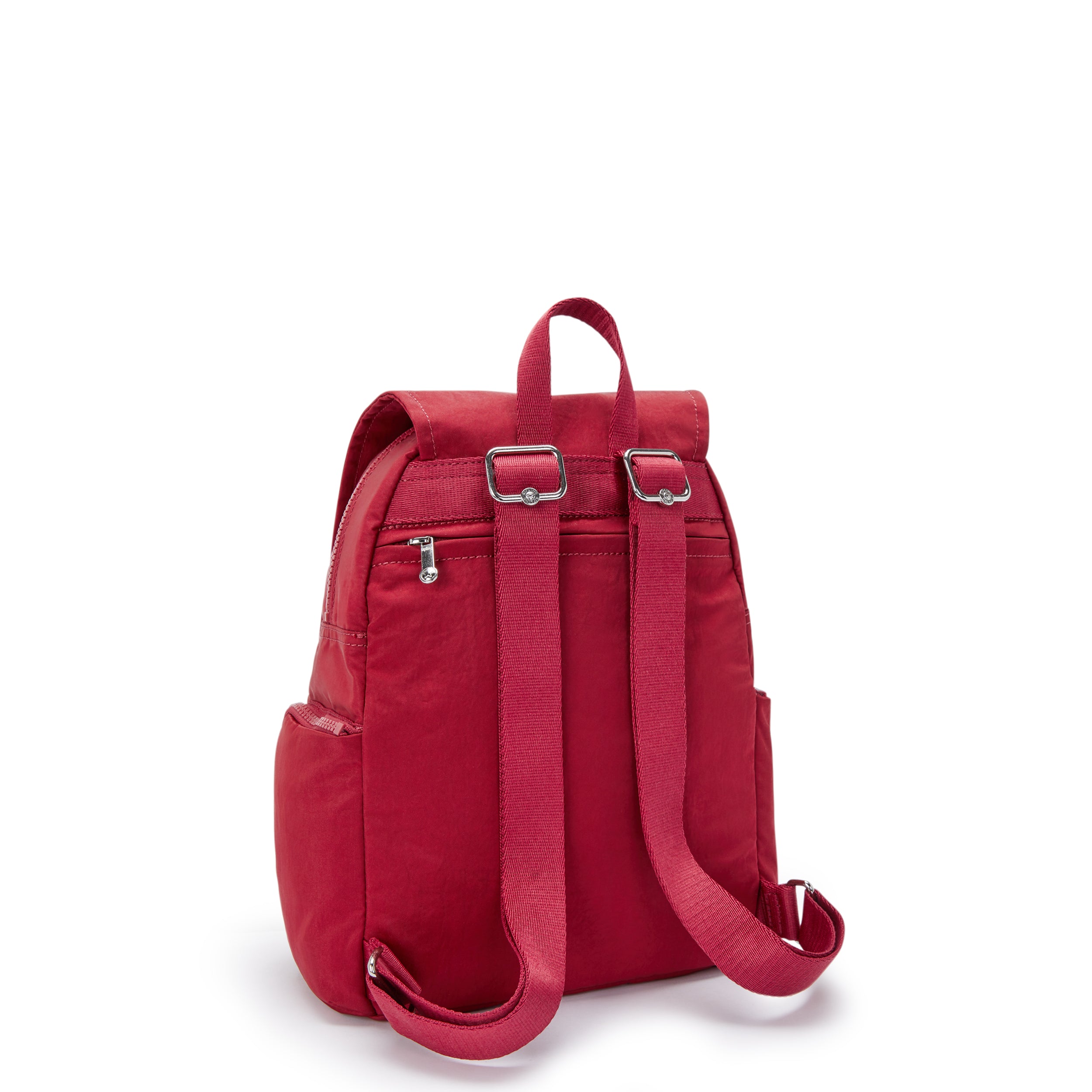حقيبة ظهر Kipling City Zip S صغيرة باللون الأحمر والنبيذ الأحمر I4430-6SE