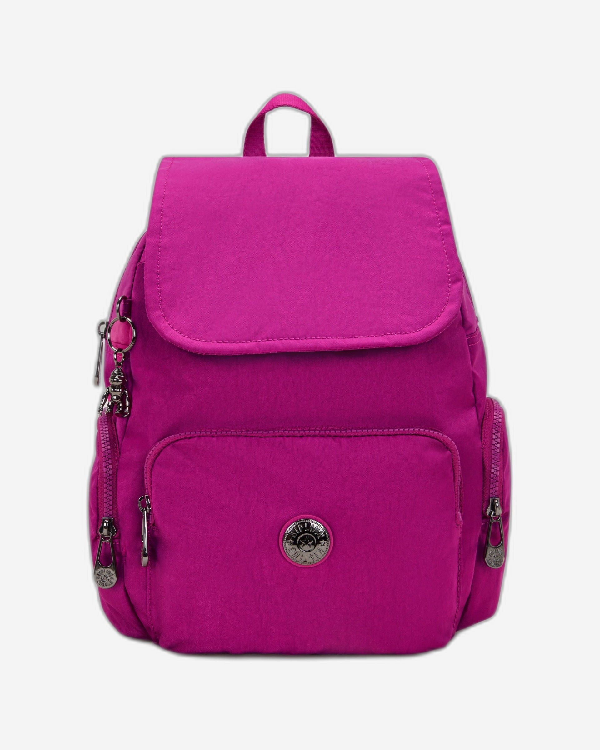 KIPLING Small backpack Female Fuchsia Night City Zip S I4430-7LE