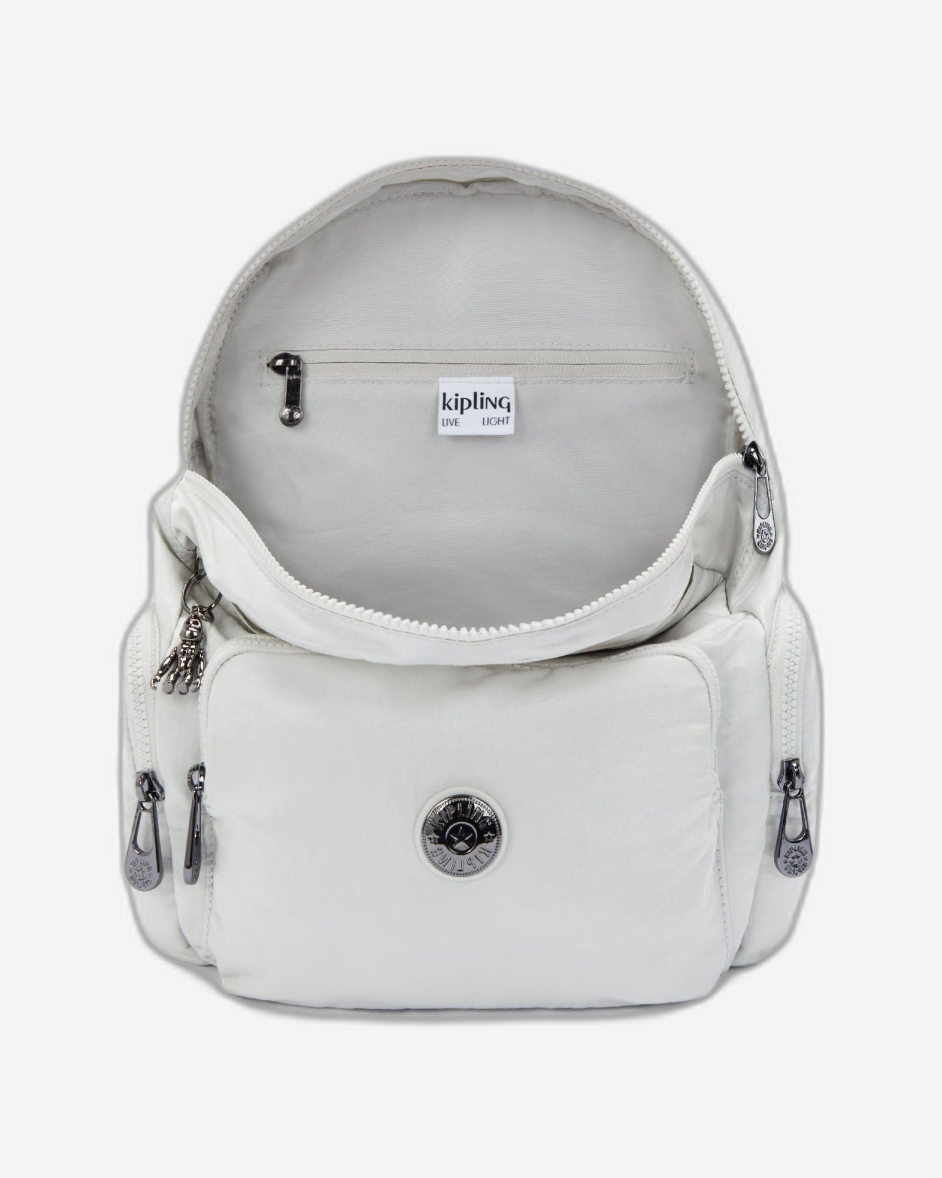حقيبة ظهر كيبلينج سيتي زيب إس سيلفر نايت صغيرة I4430-8EL