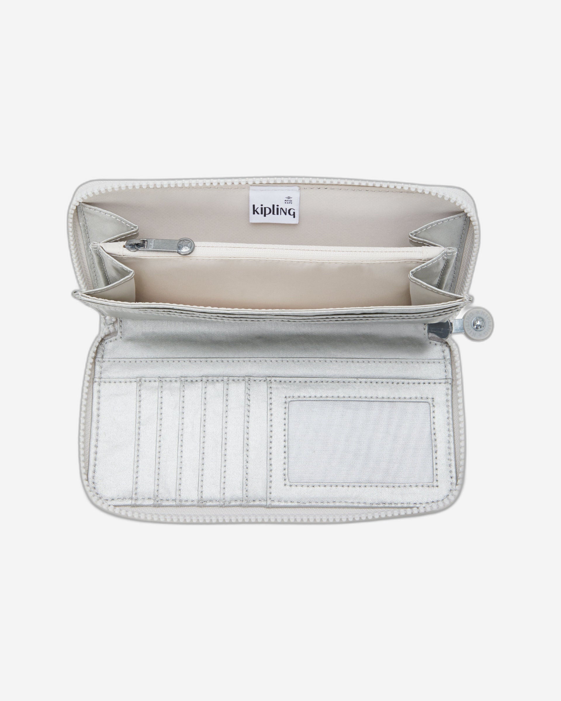 محفظة كيبلينج موني وورلد الجديدة اللامعة المعدنية الكبيرة I4464-70P