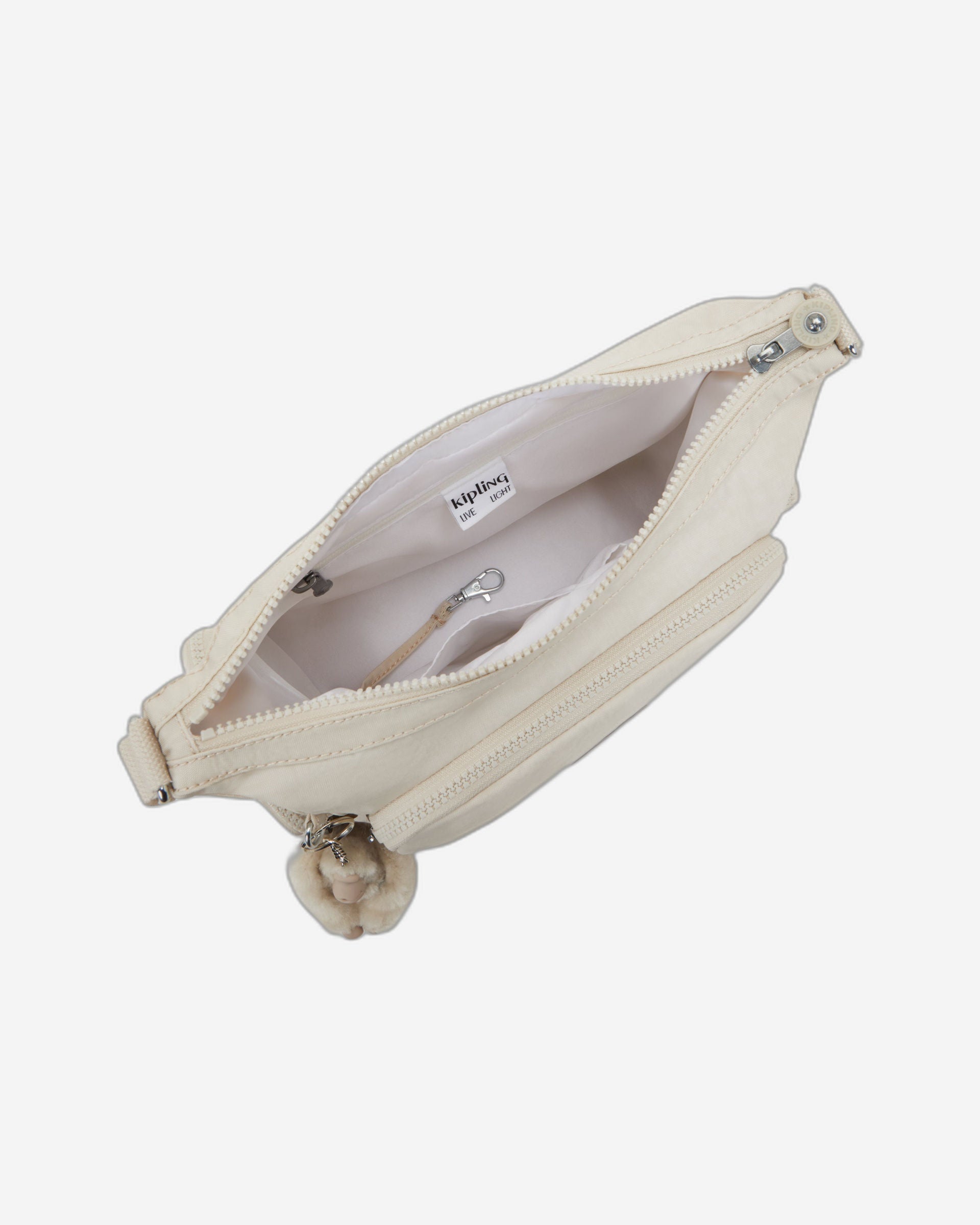 حقيبة كيبلينج غاب إس هايدواي متوسطة الحجم باللون البيج I4493-7JR