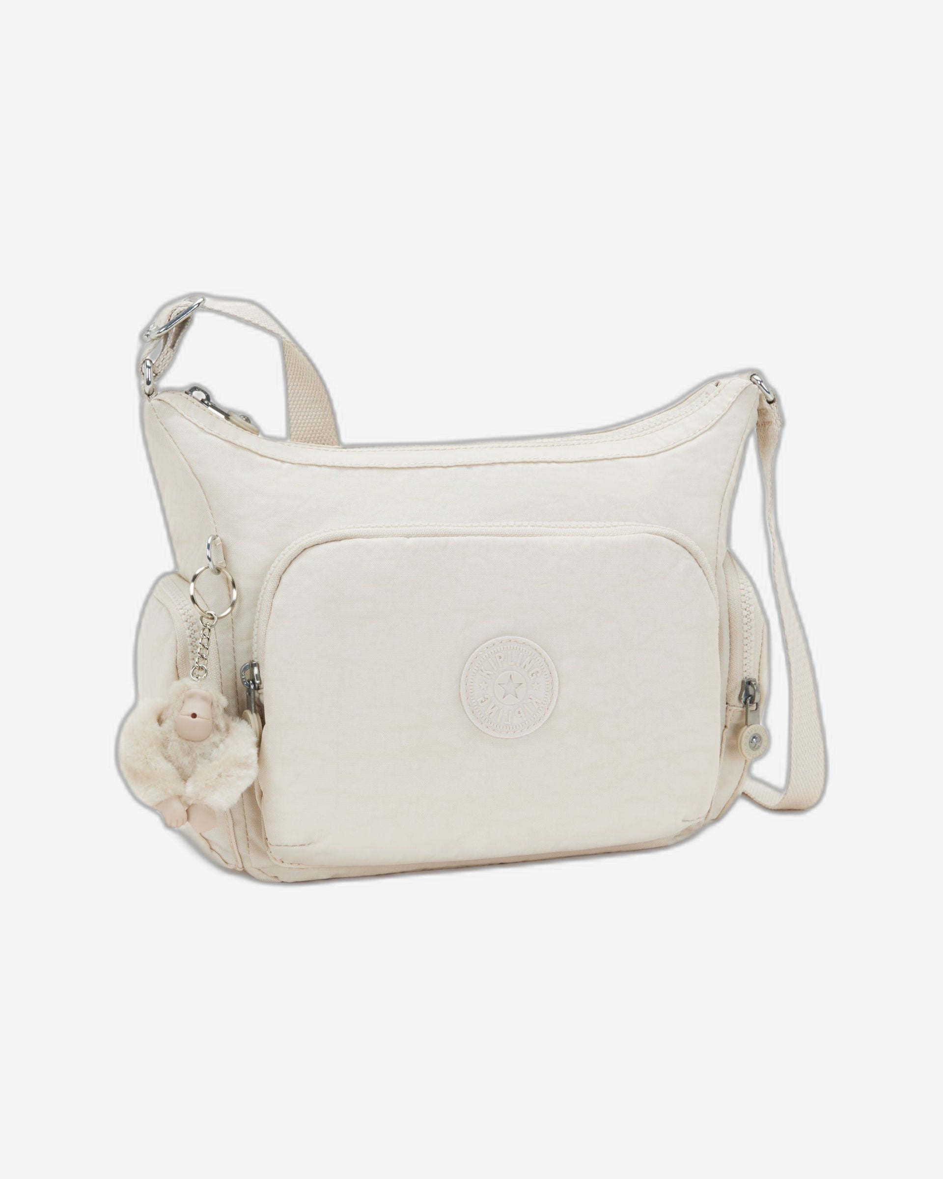 حقيبة كيبلينج غاب إس هايدواي متوسطة الحجم باللون البيج I4493-7JR