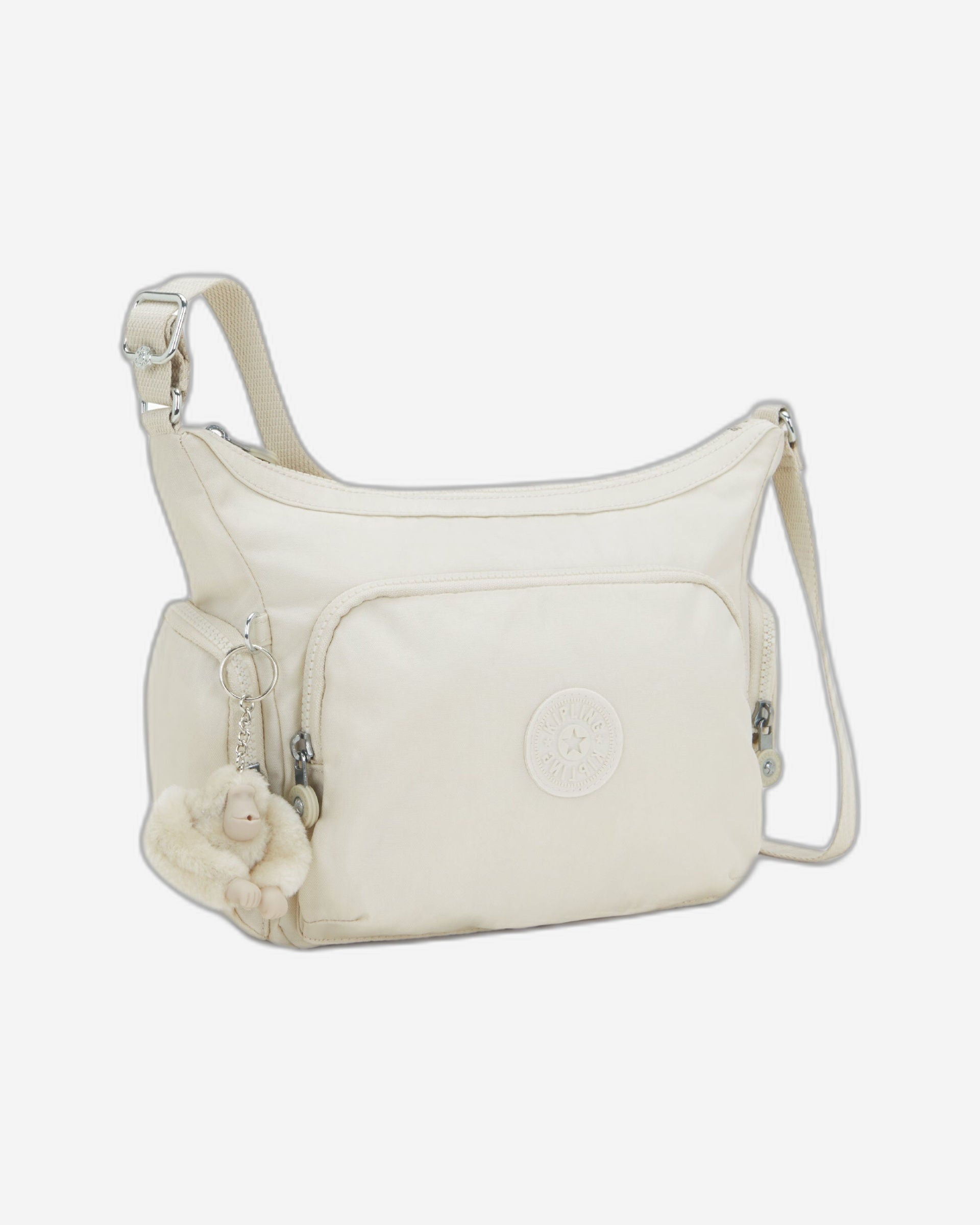 حقيبة كيبلينج غاب إس هايدواي متوسطة الحجم باللون البيج I4493-7JR