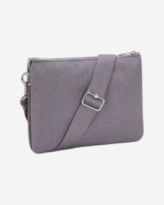 حقيبة كتف Kipling Riri L Zip رمادي سبايس متوسطة (مع حزام كتف قابل للإزالة) I4507-4GV