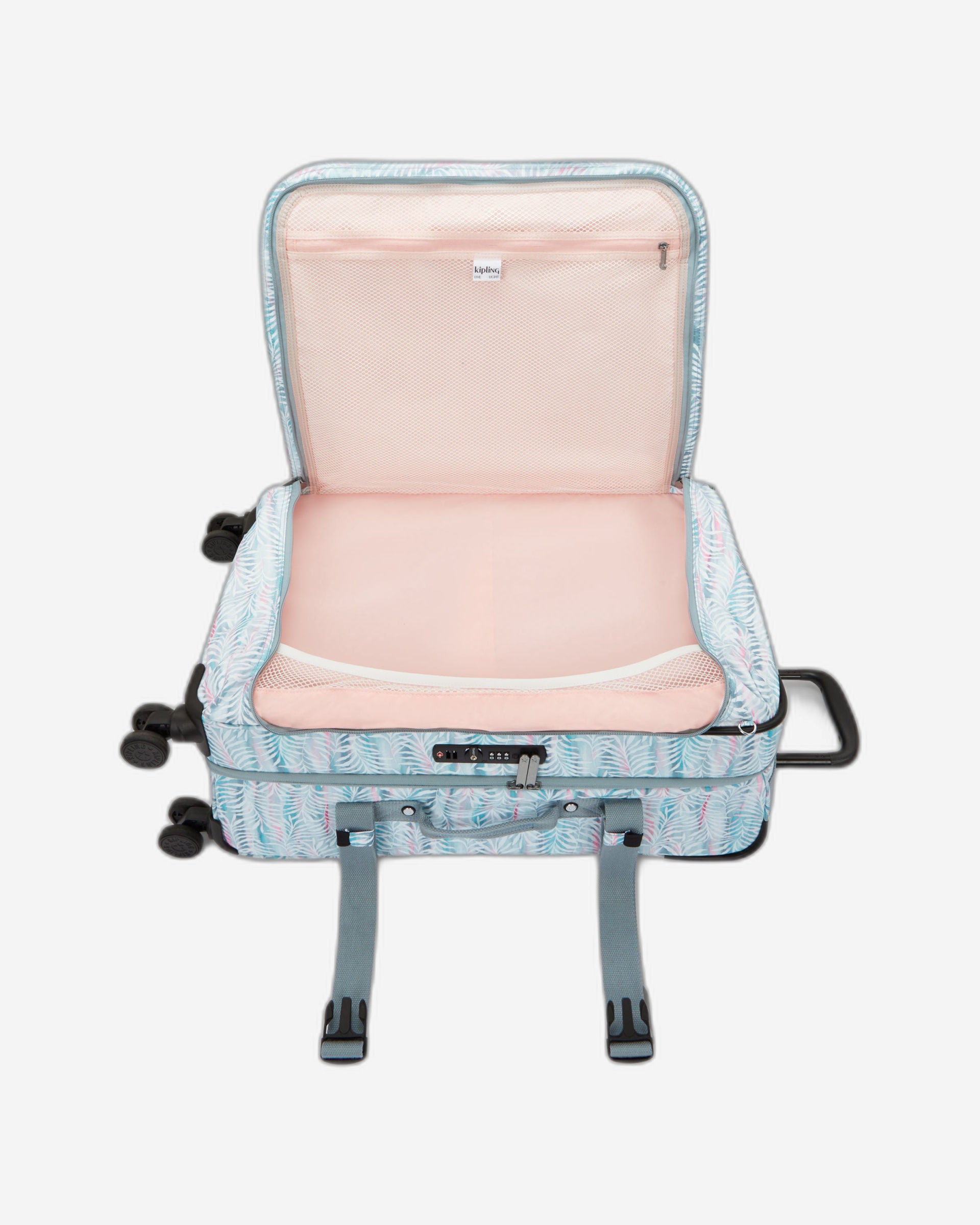 حقيبة سفر كيبلينج سبونتانيوس إم متوسطة الحجم بعجلات من أوراق النخيل I4556-3QN