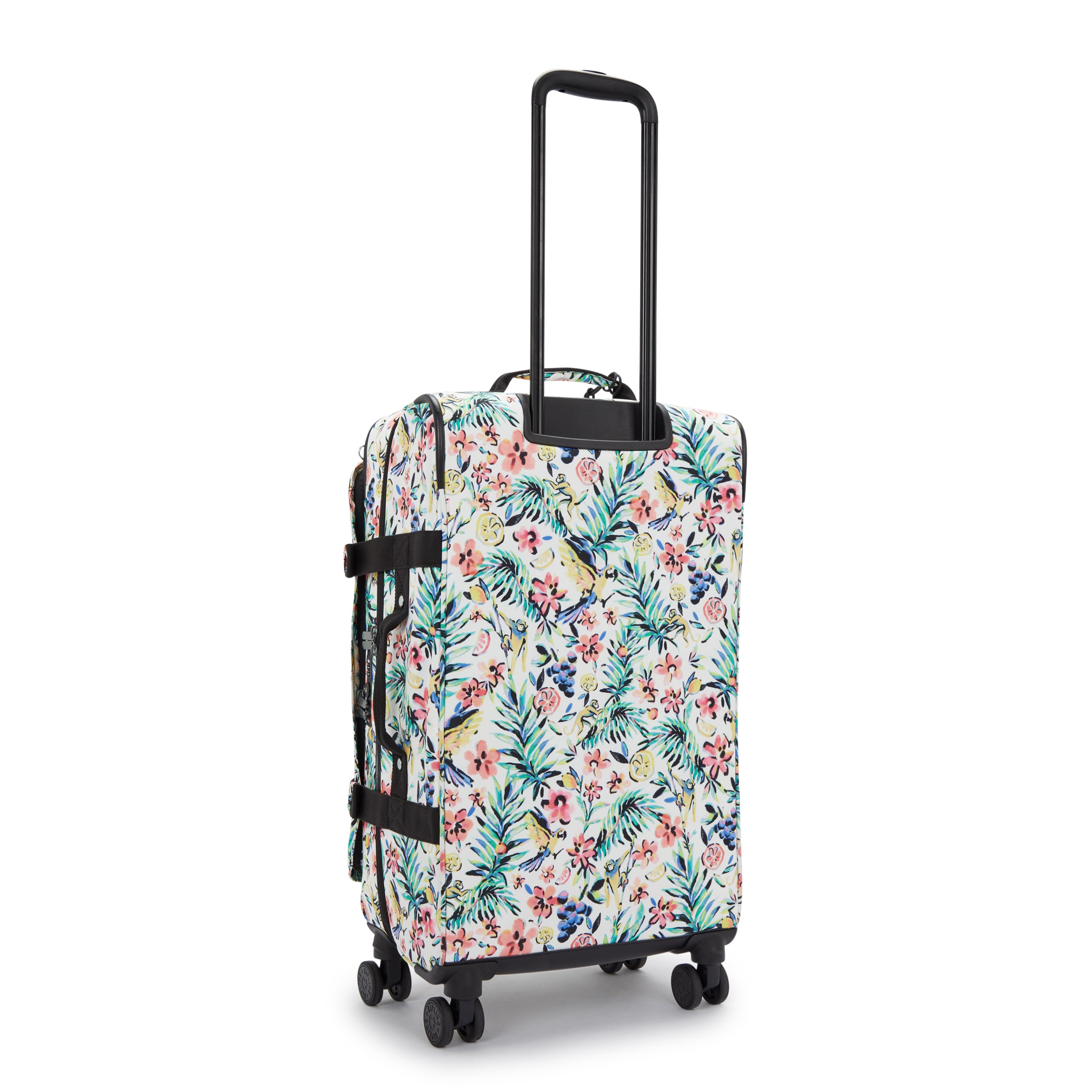 حقيبة سفر Kipling Spontaneous M متوسطة الحجم بعجلات وطبعة كوكتيل I4556-5DZ