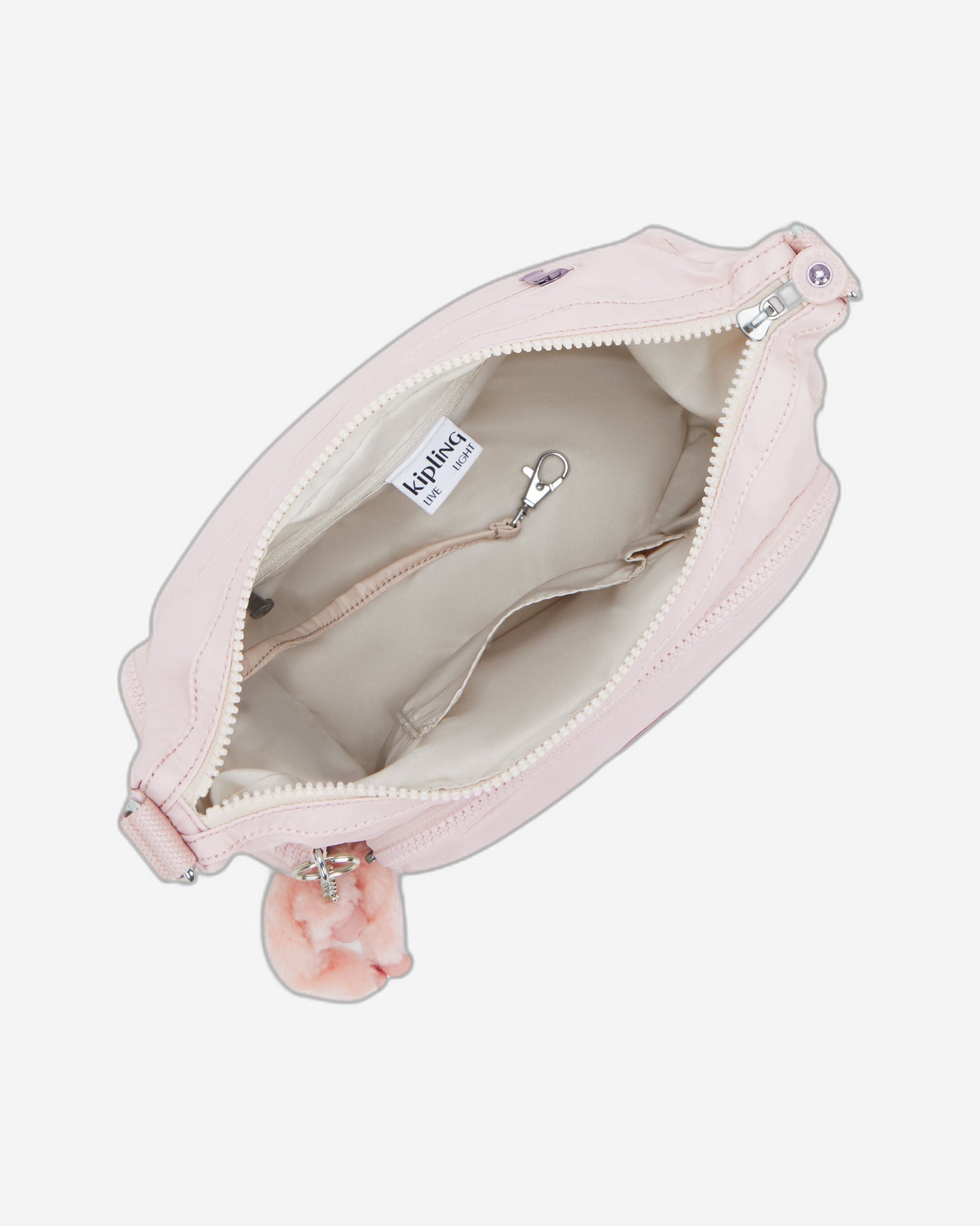 حقيبة كتف كيبلينج غاب إس بينك شاين متوسطة الحجم I4611-3DZ