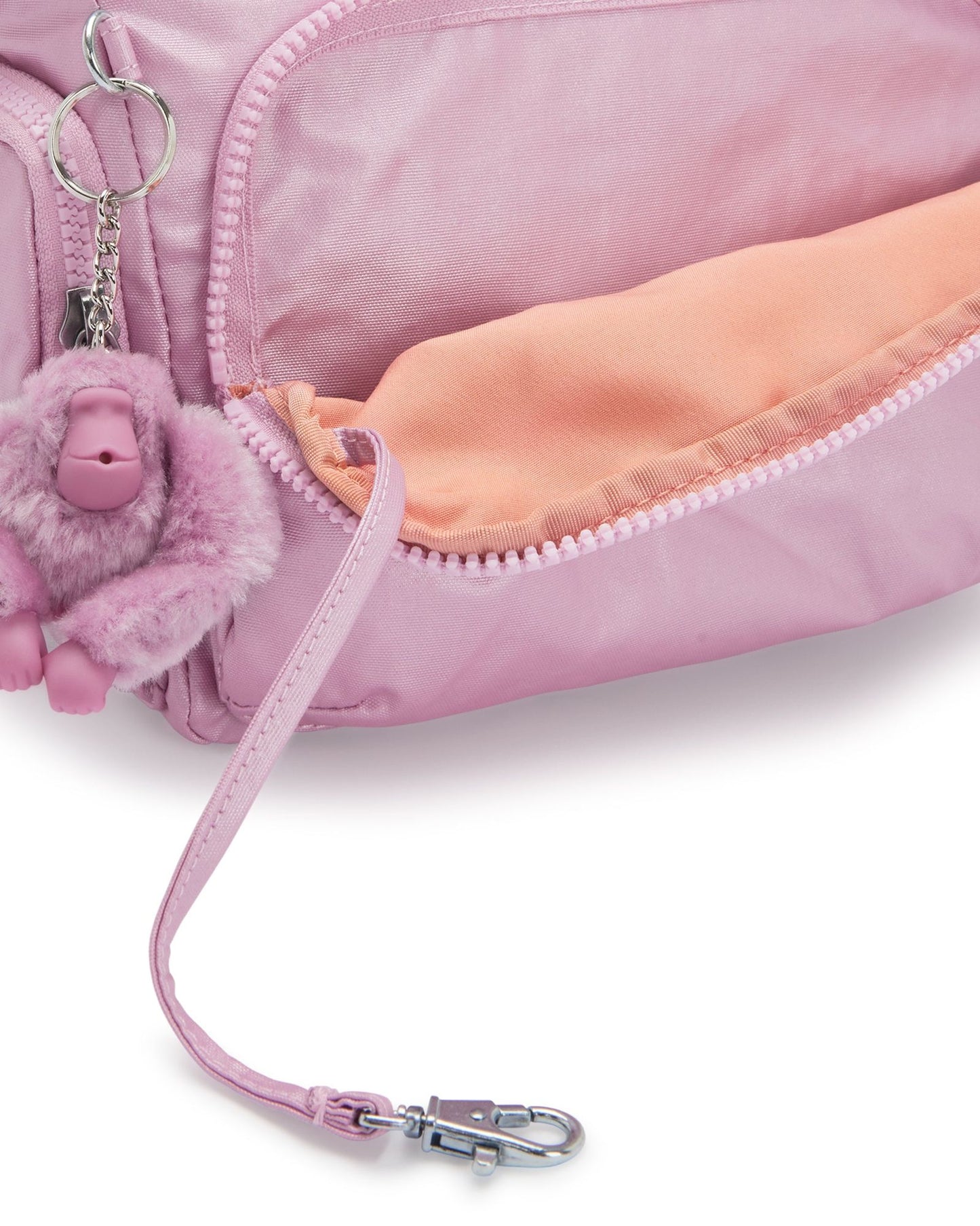 حقيبة كيبلينج غاب إس متوسطة الحجم بلون أرجواني معدني C2I4611-F4D