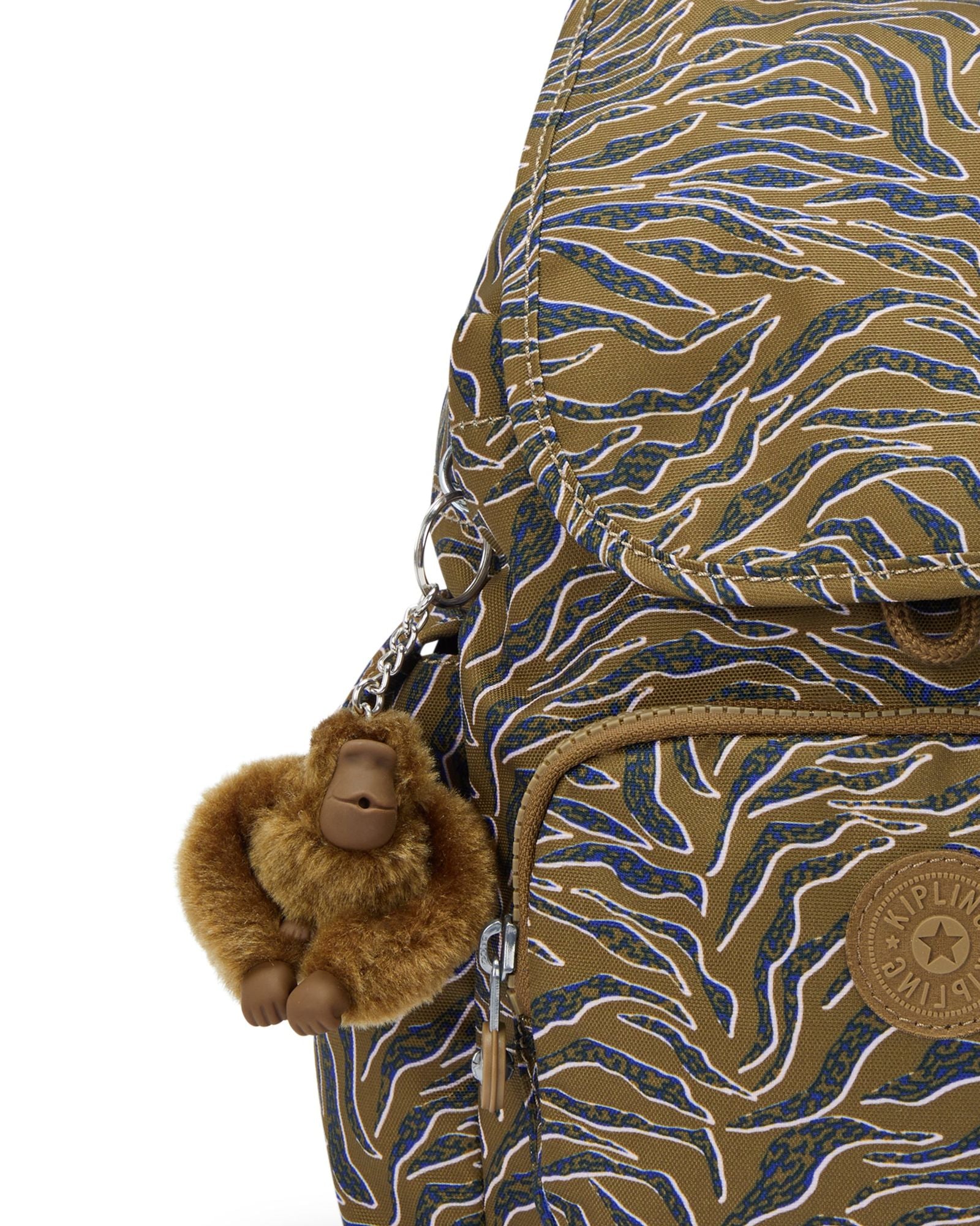 حقيبة ظهر صغيرة Kipling City Pack Mini Undersea Leaves I4628-1PR